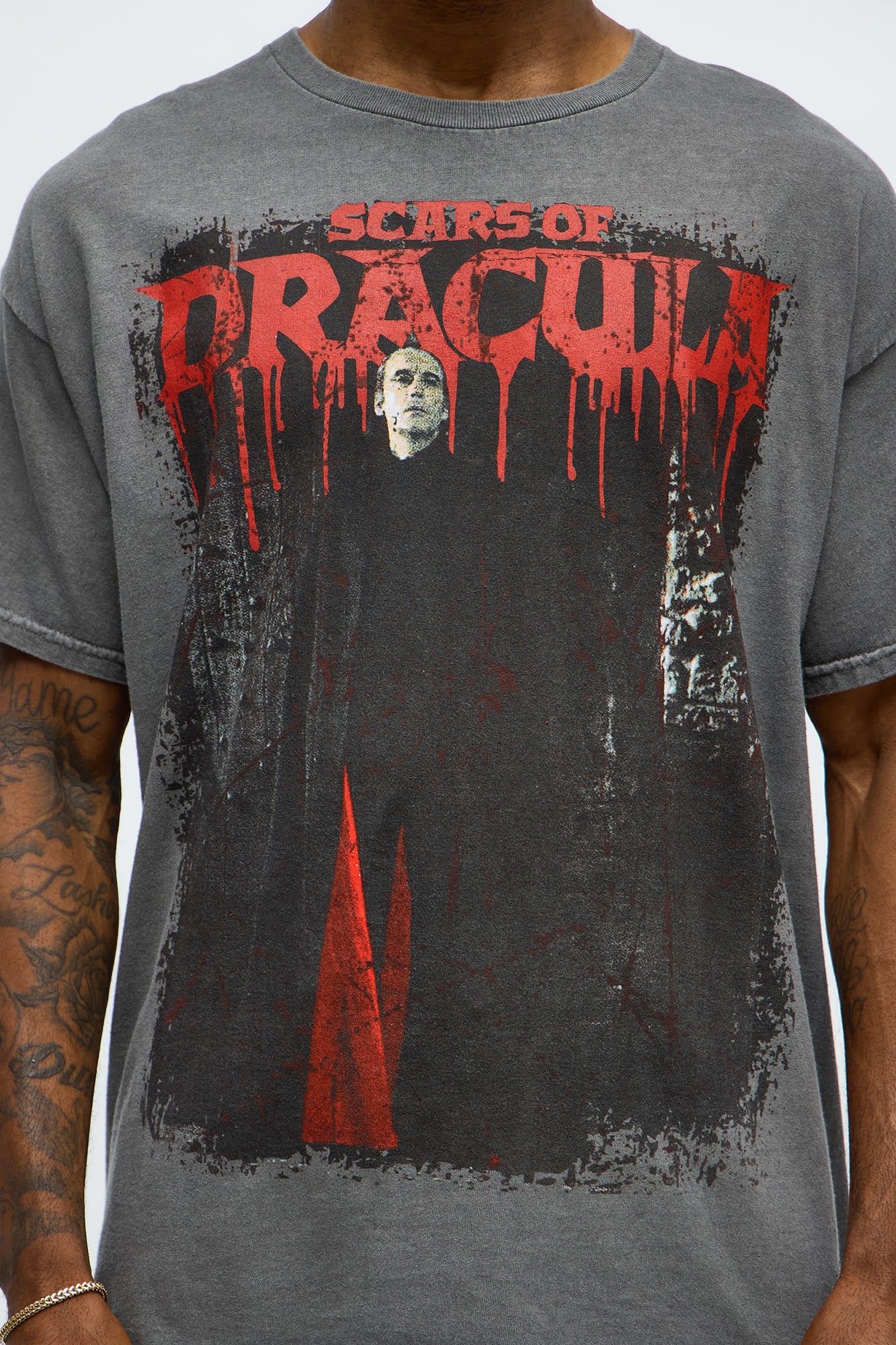 The Count Dracula Short Sleeve Tee - Black Wash