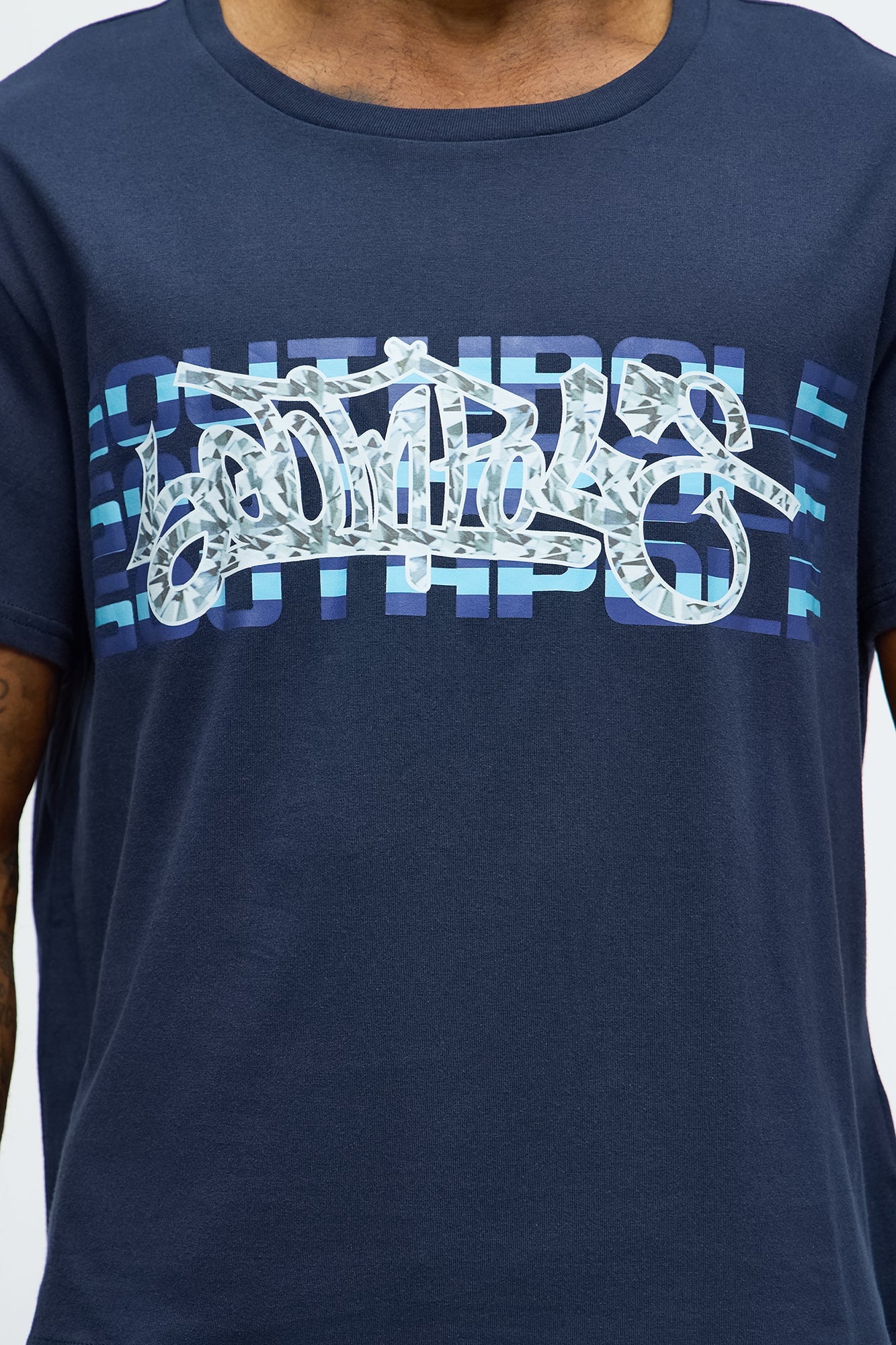 Southpole Signature Short Sleeve Tee - Navy