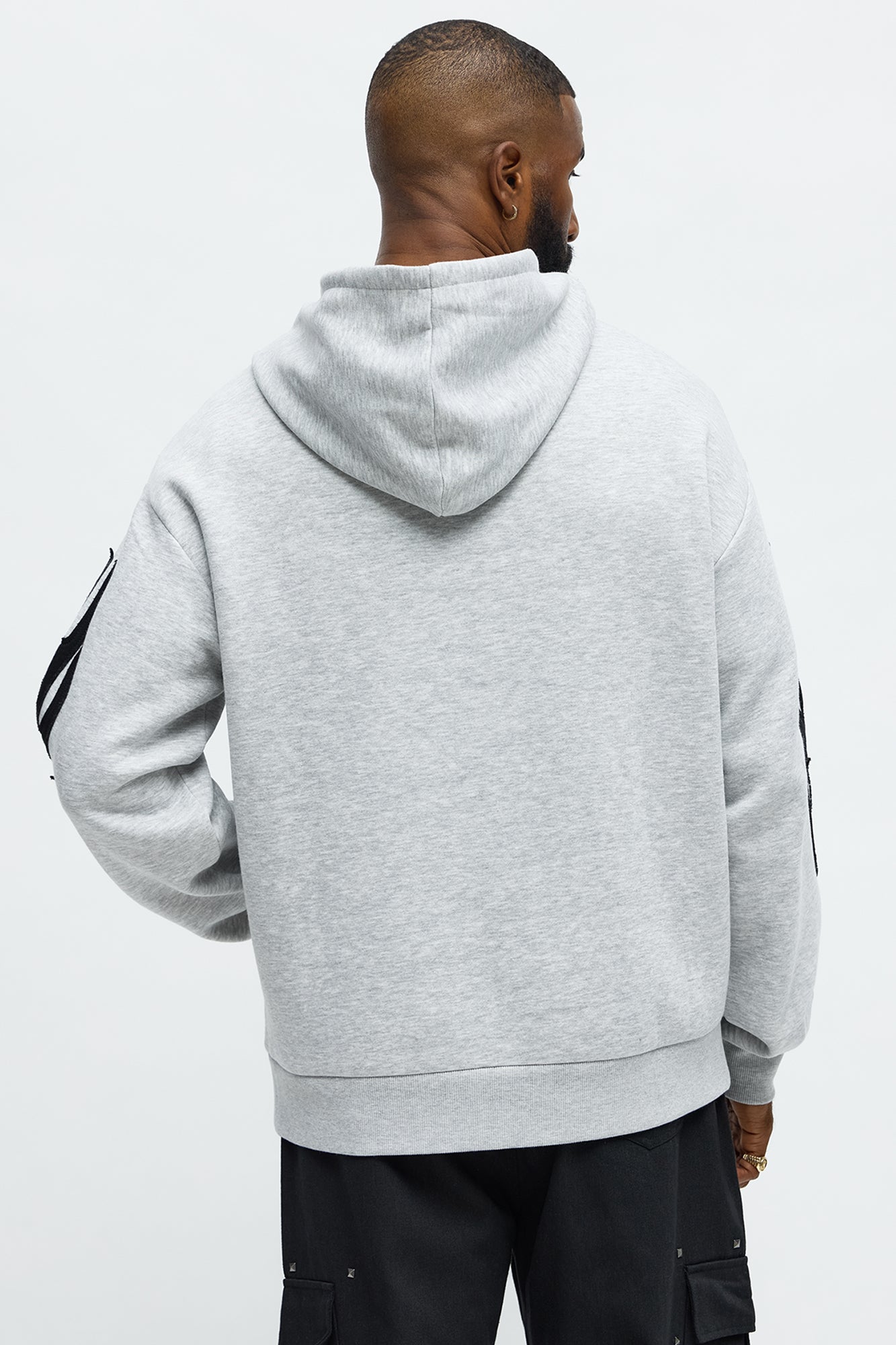 Flame Time Tyson Hoodie - Heather Grey