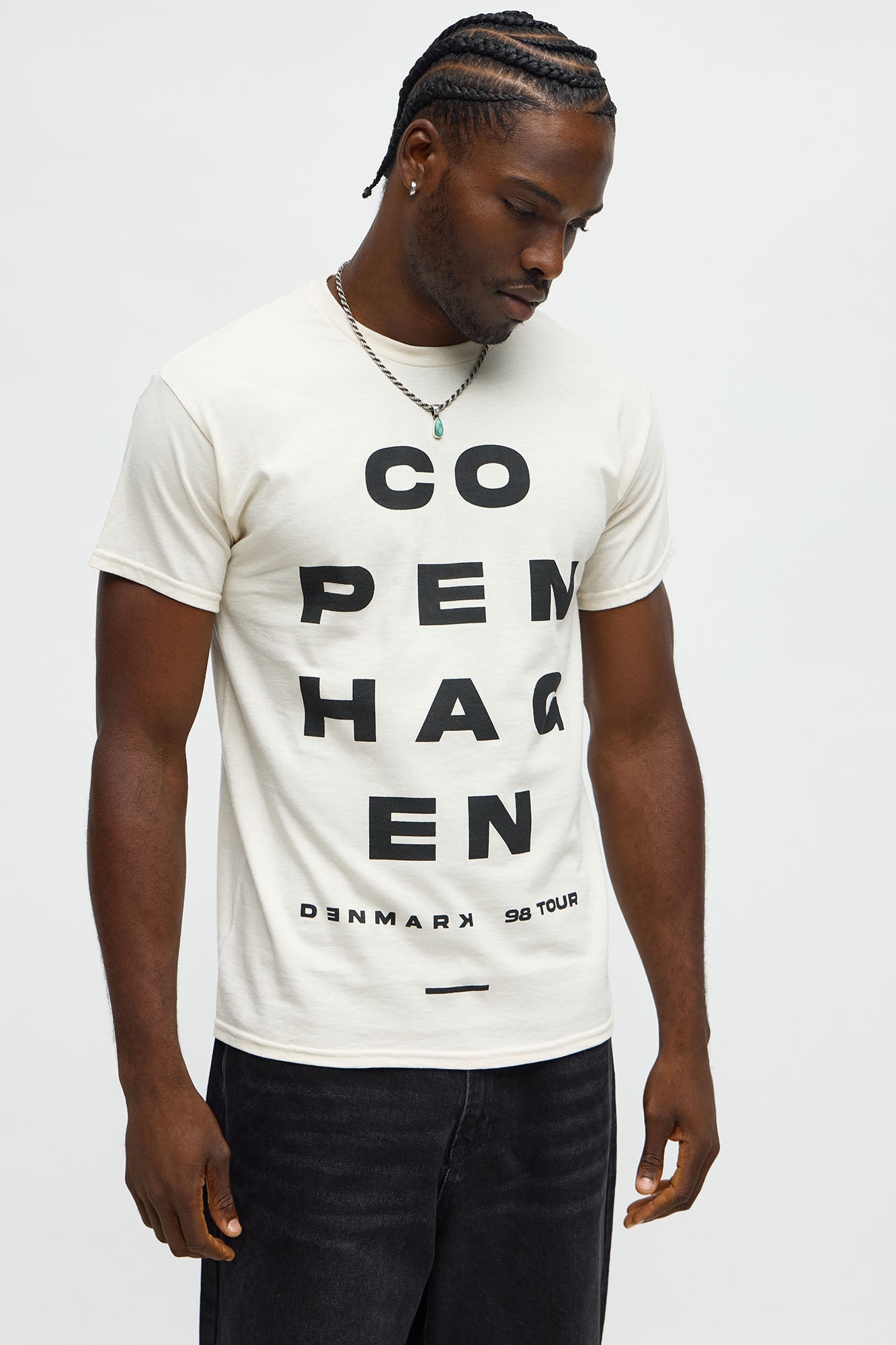 Copenhagen Tour Short Sleeve Tee - Natural