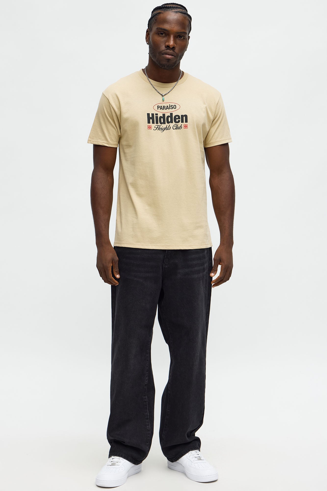 Paraiso Hidden Heights Short Sleeve Tee - Sand