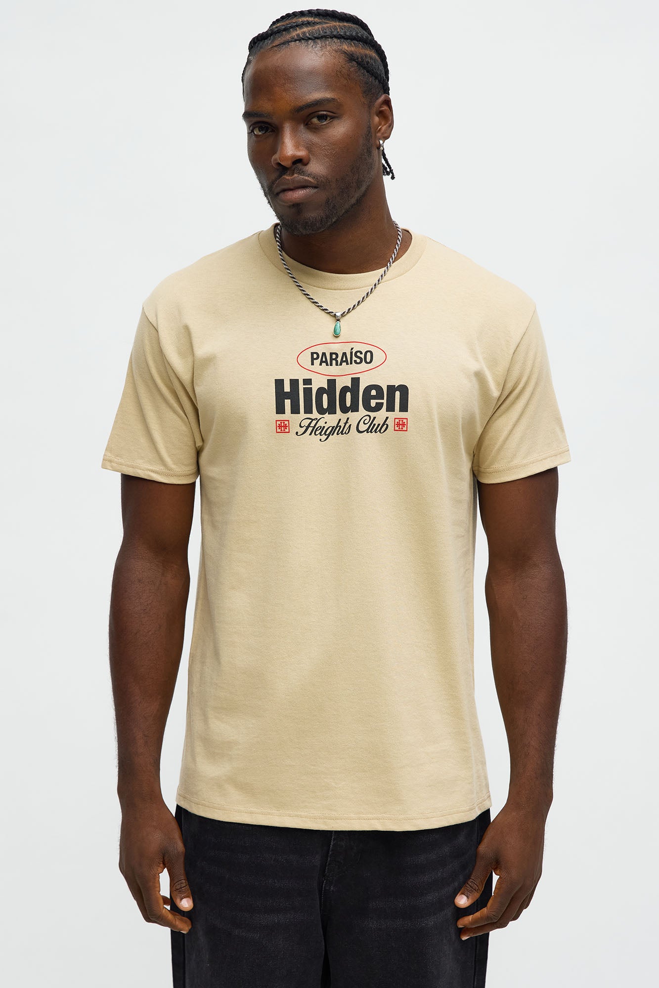 Paraiso Hidden Heights Short Sleeve Tee - Sand