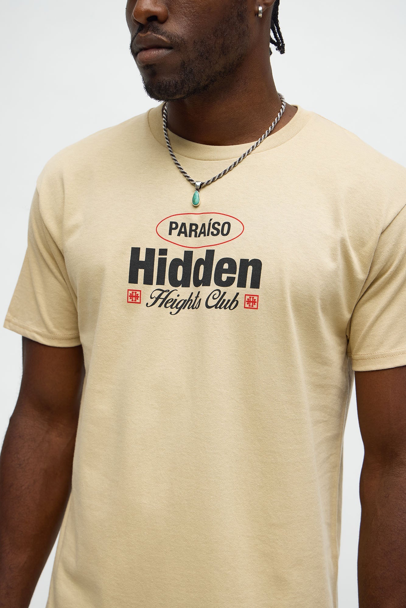 Paraiso Hidden Heights Short Sleeve Tee - Sand