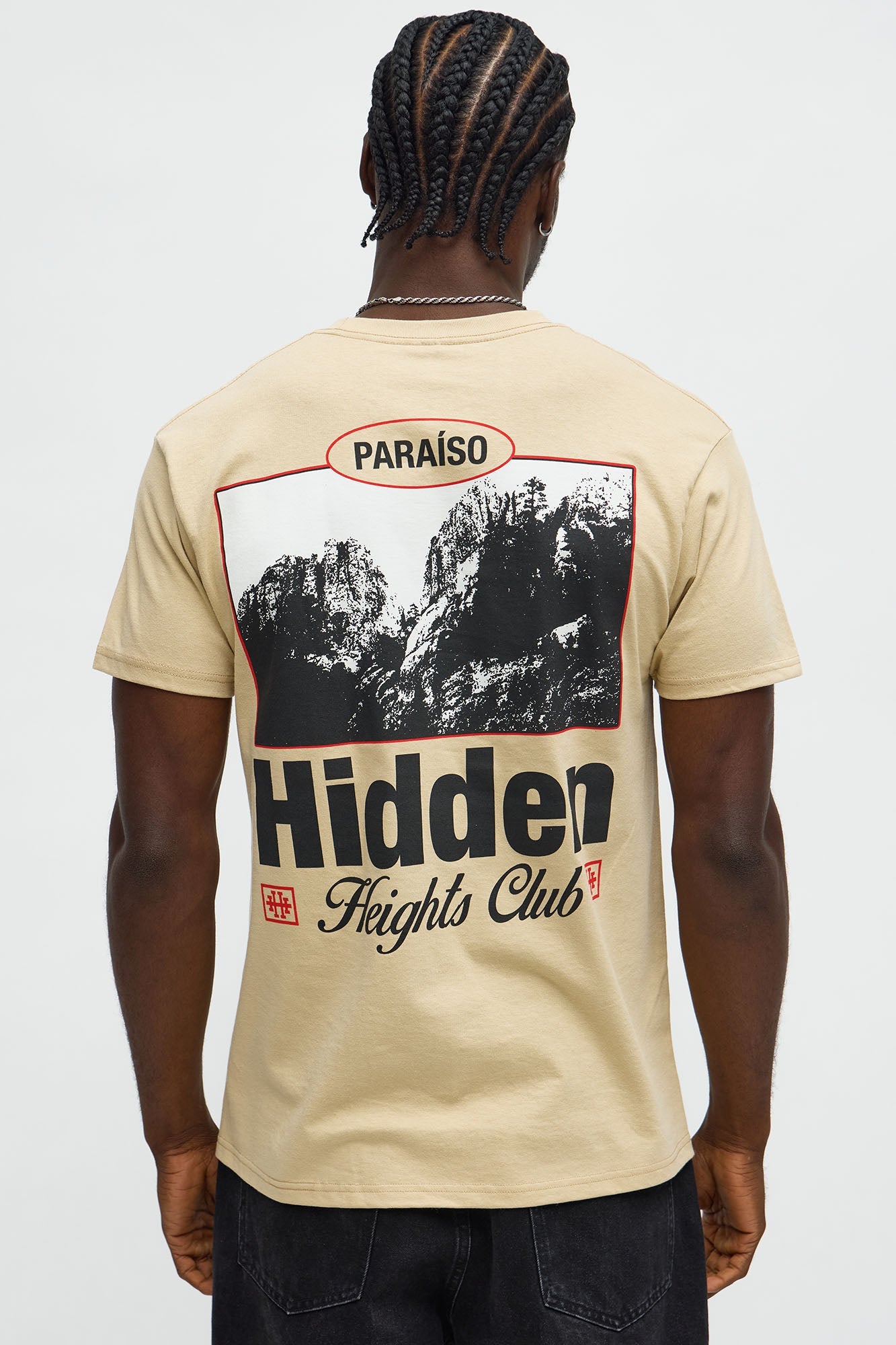 Paraiso Hidden Heights Short Sleeve Tee - Sand