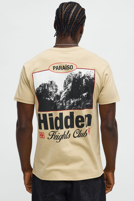 Paraiso Hidden Heights Short Sleeve Tee - Sand