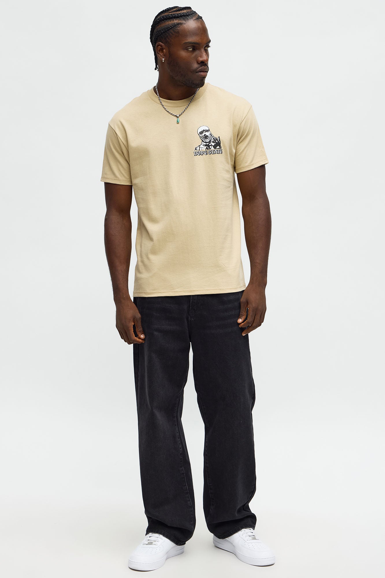 Dope State Short Sleeve Tee - Sand