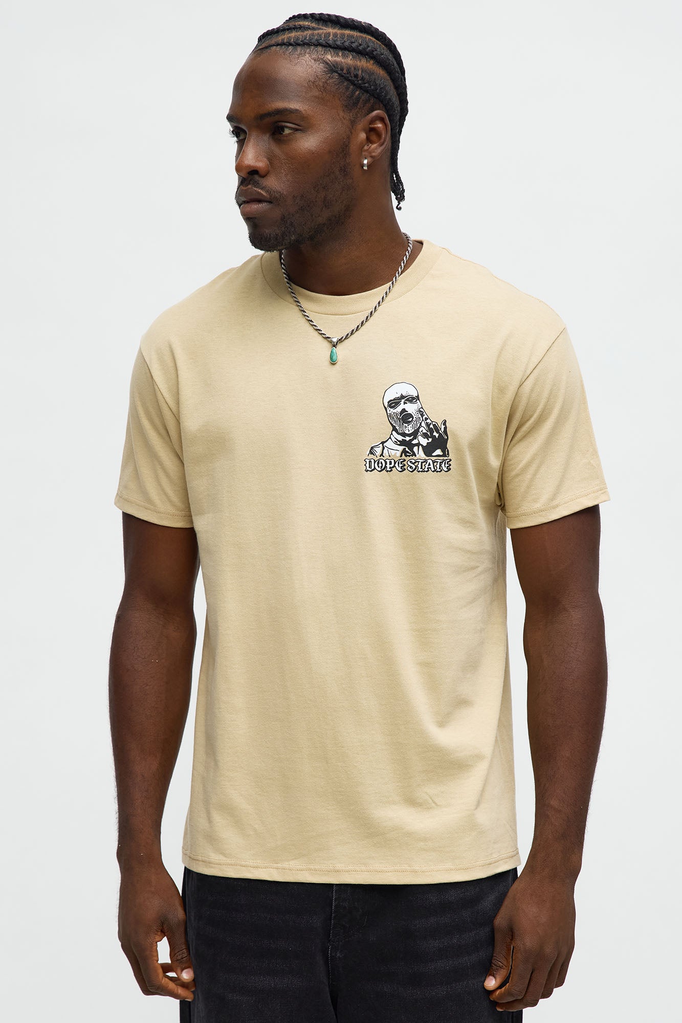 Dope State Short Sleeve Tee - Sand