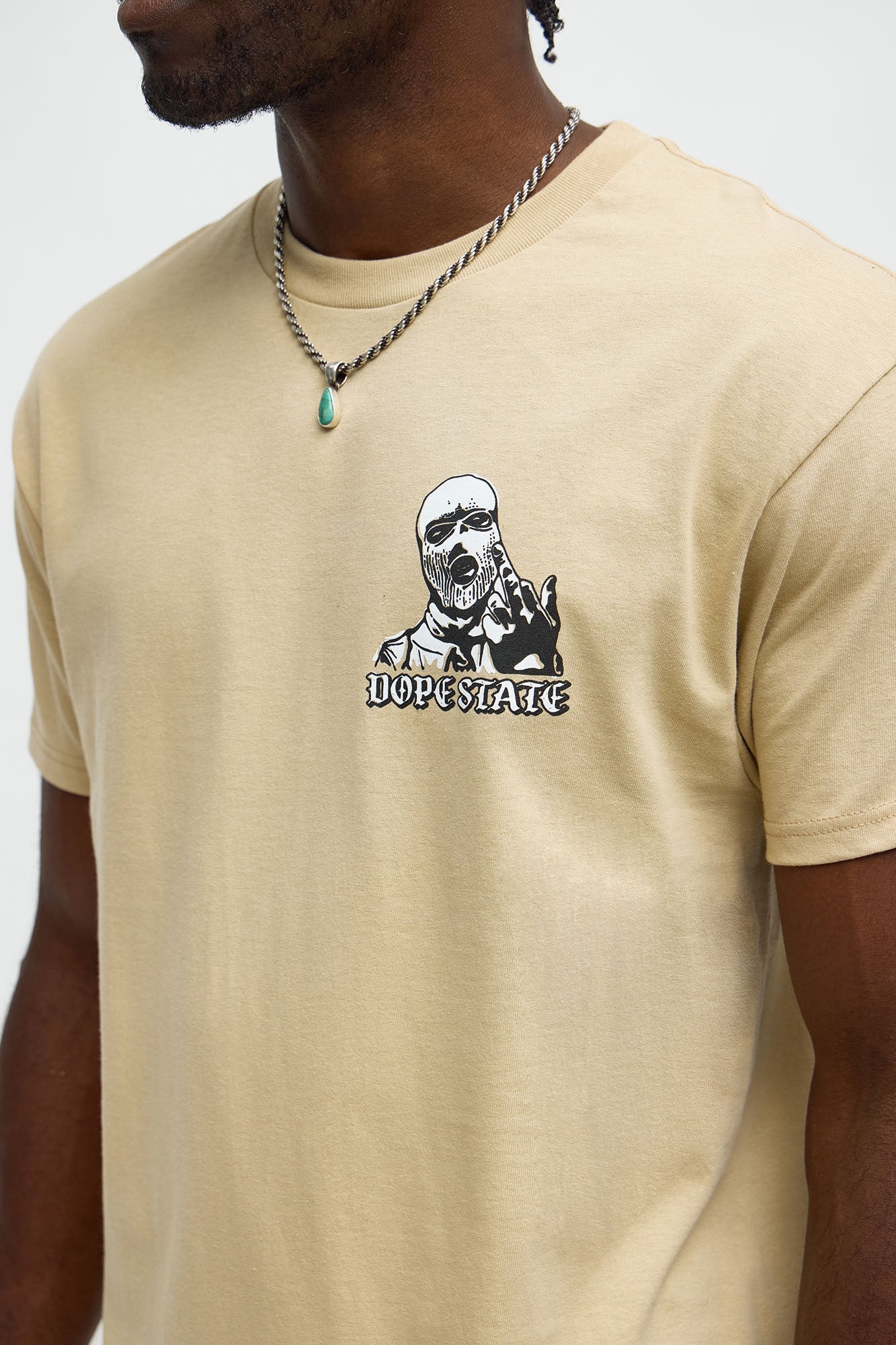 Dope State Short Sleeve Tee - Sand