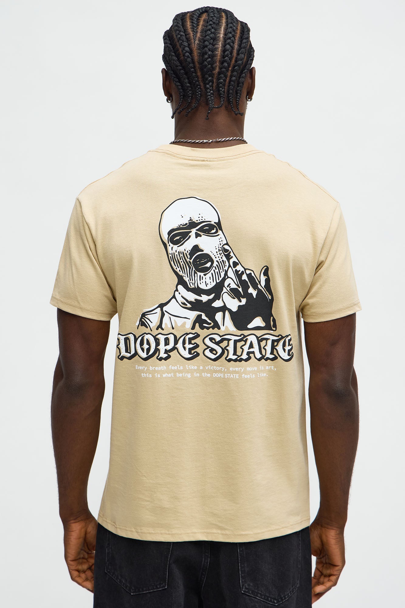 Dope State Short Sleeve Tee - Sand