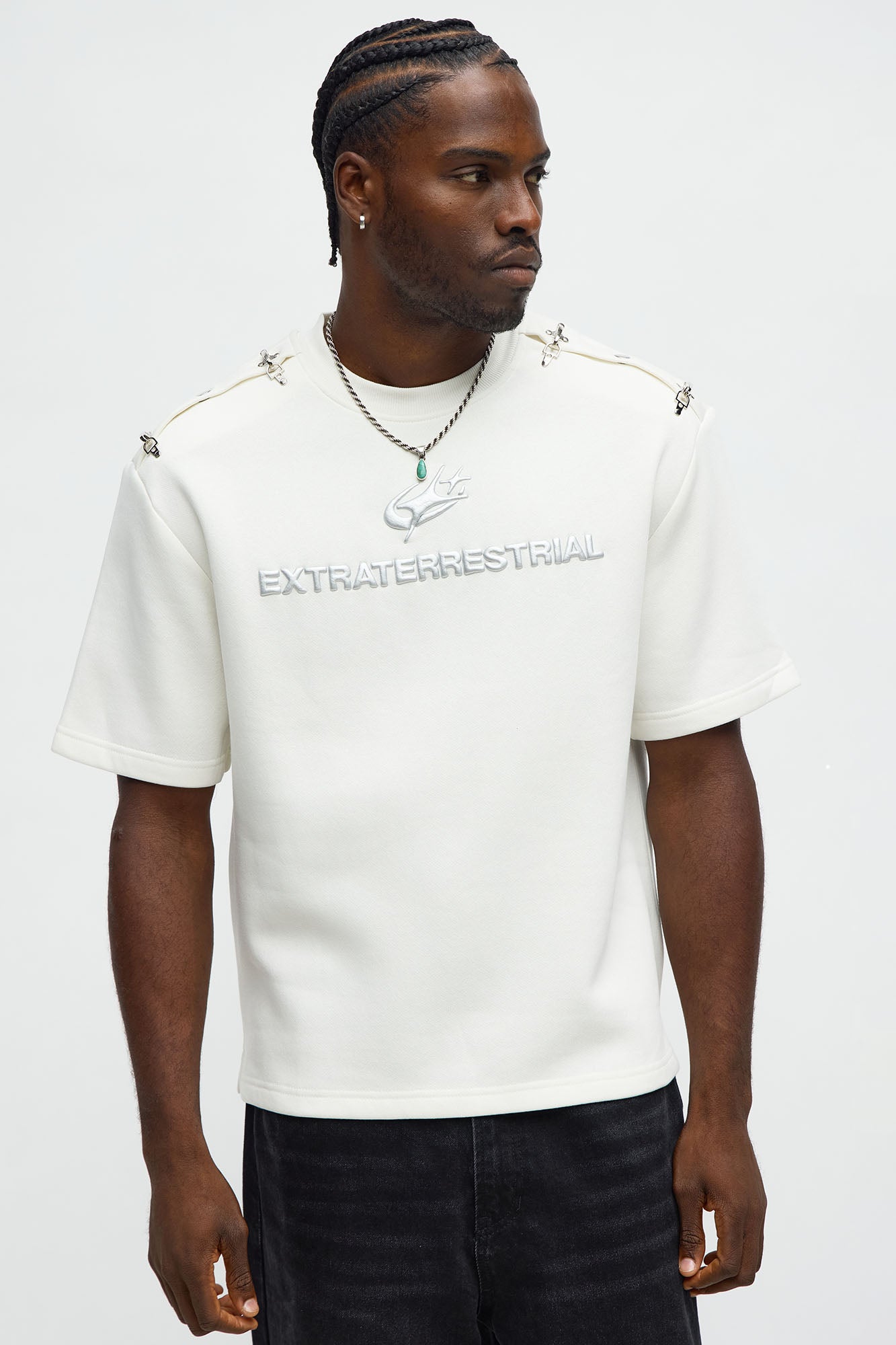 Tyson Extraterrestrial Short Sleeve Tee - Cream
