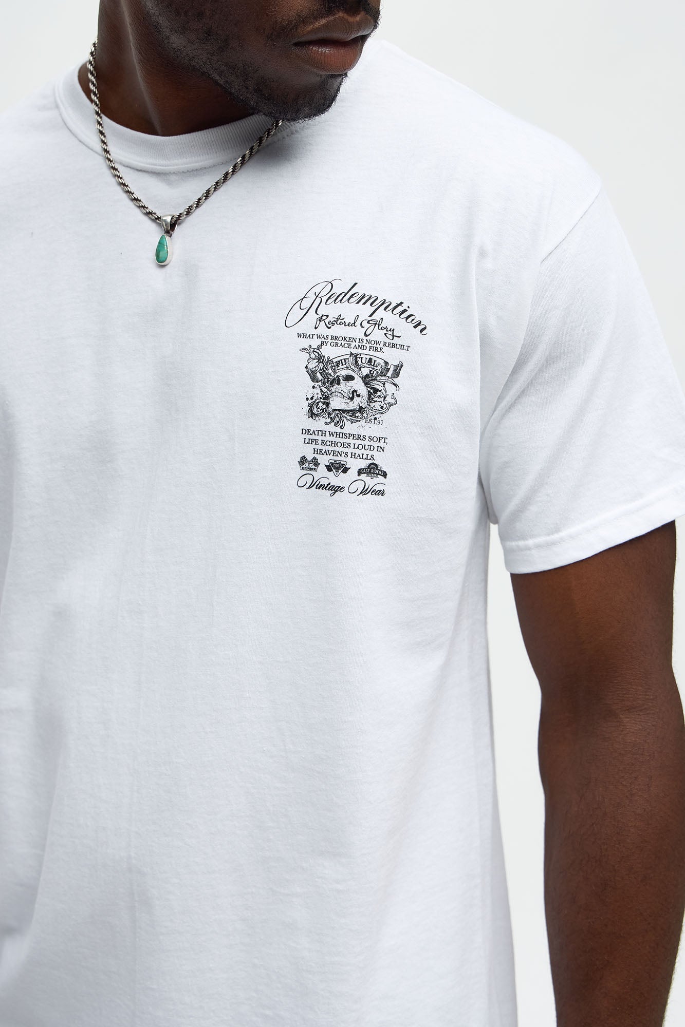 Seek Redemption Short Sleeve Tee - White