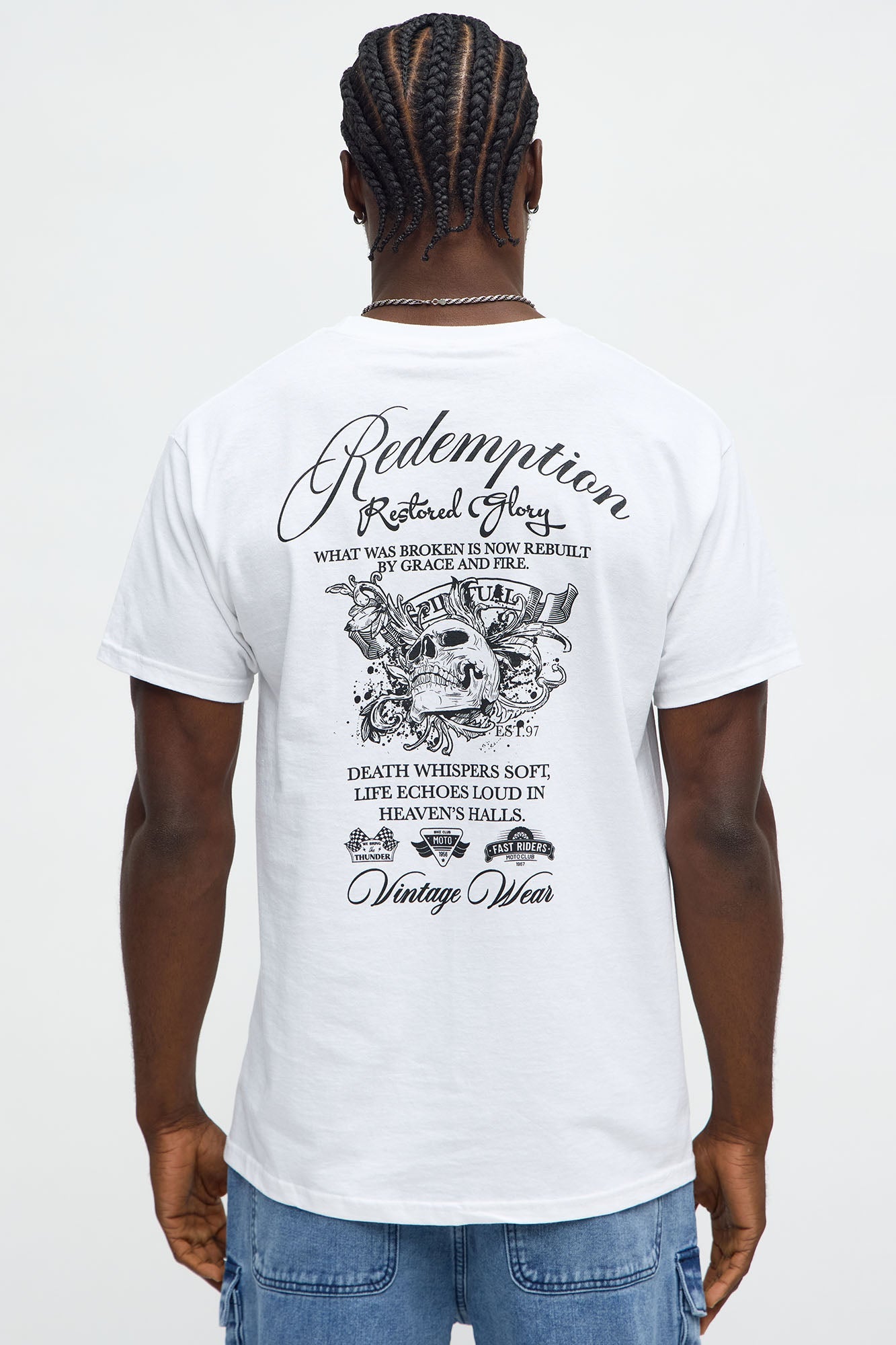 Seek Redemption Short Sleeve Tee - White