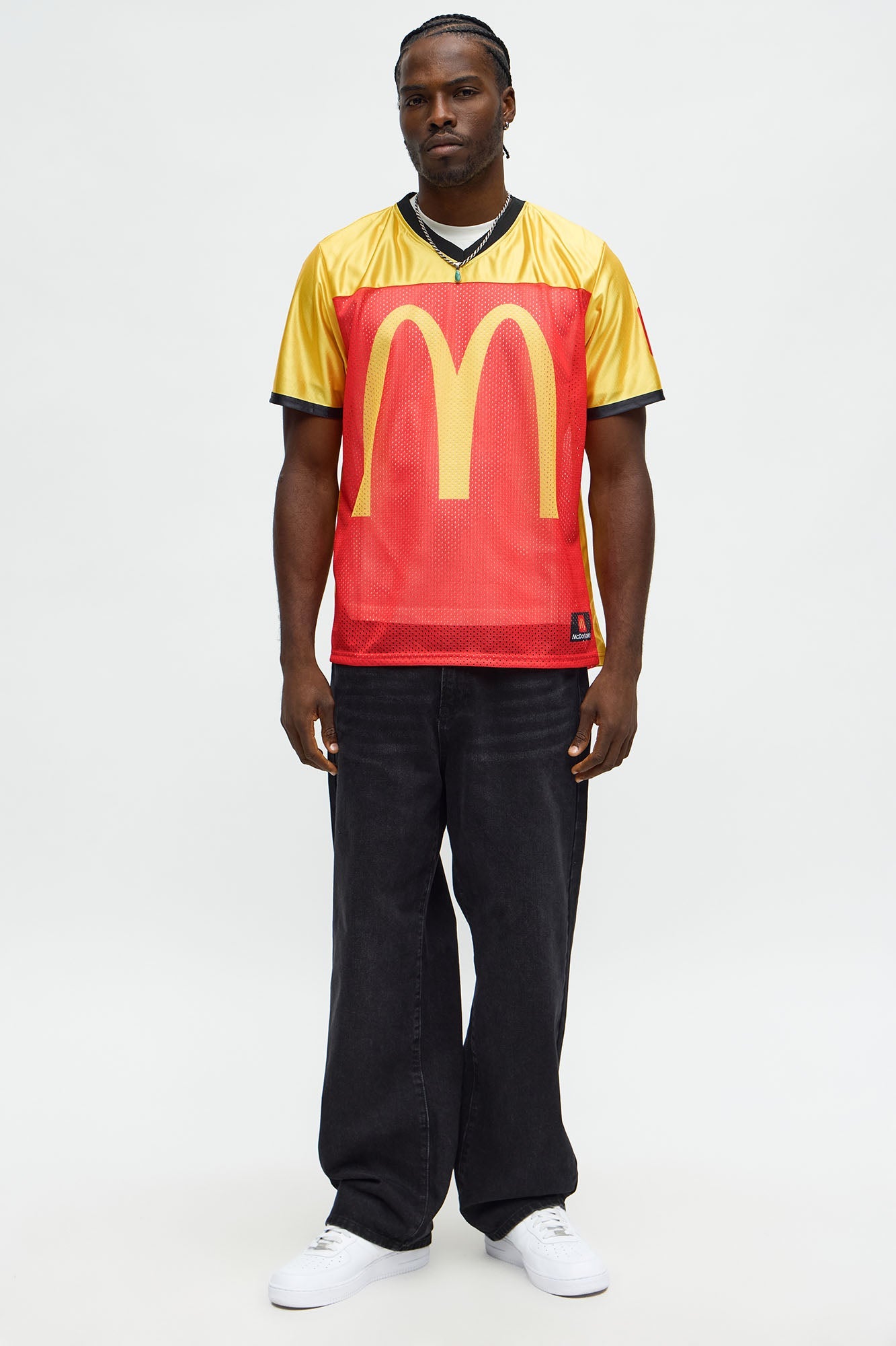 McDonalds Relaxed Logo Jersey Tee - Gold/Red