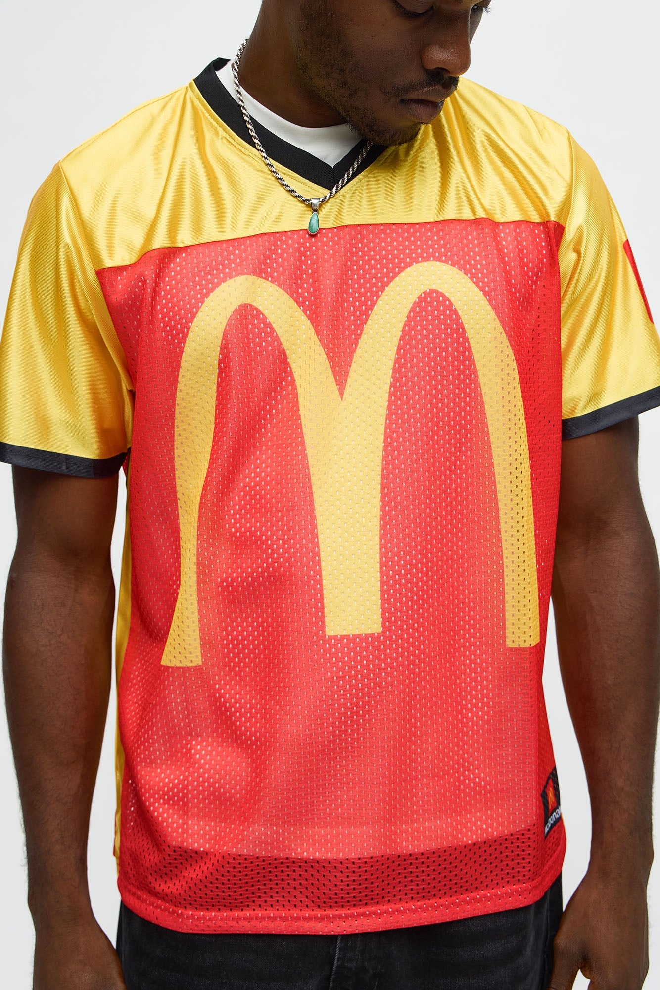 McDonalds Relaxed Logo Jersey Tee - Gold/Red