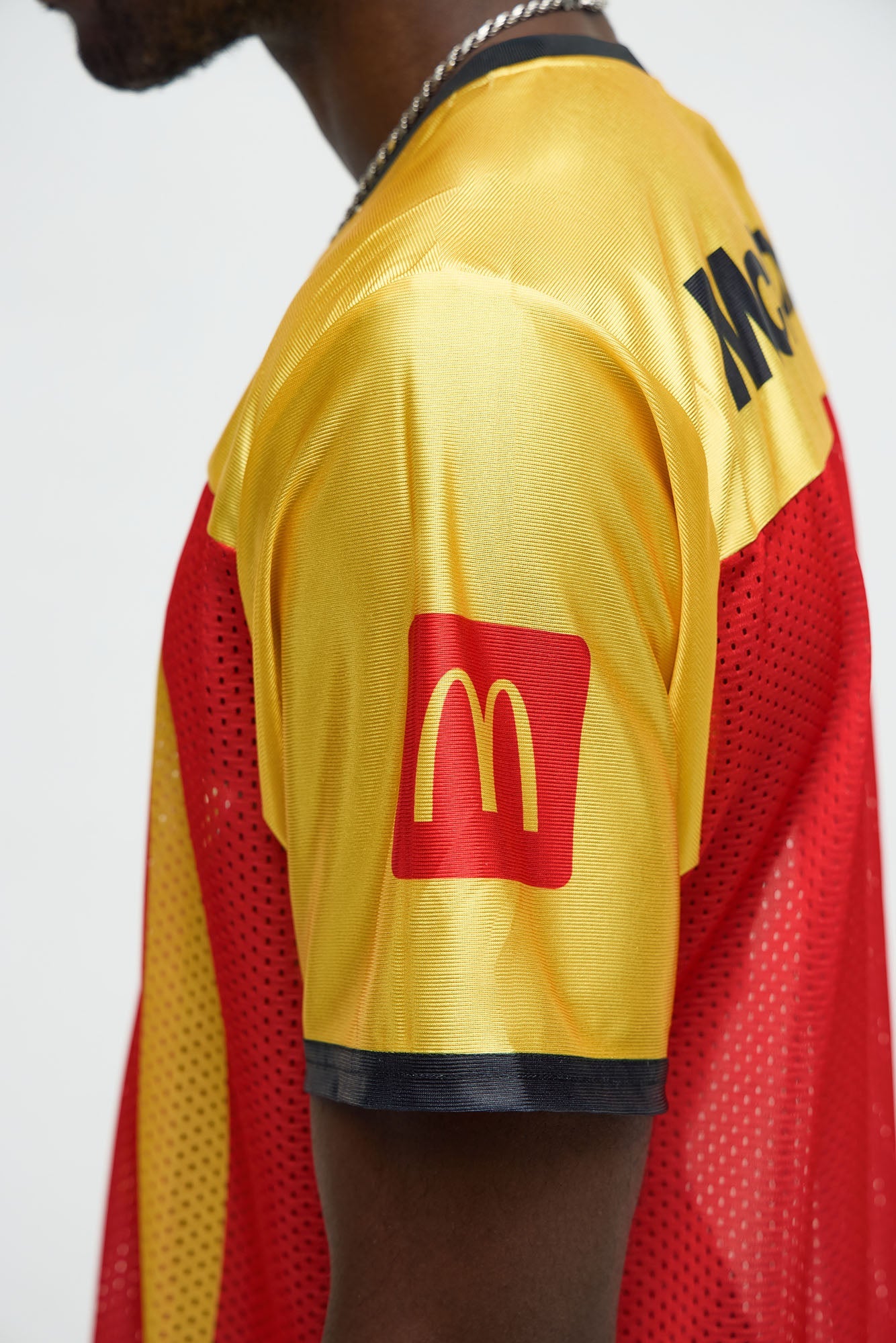 McDonalds Relaxed Logo Jersey Tee - Gold/Red