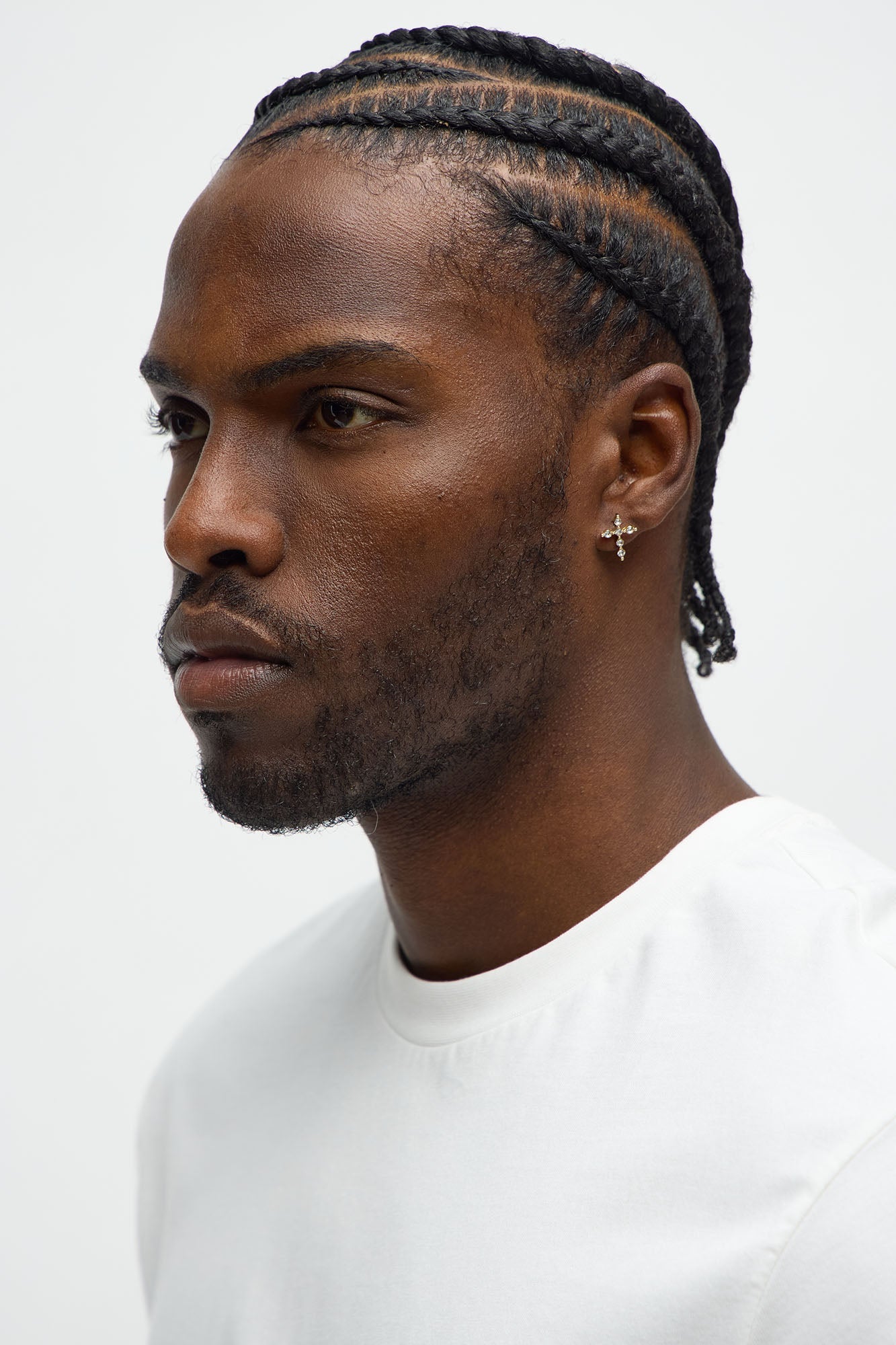 Triple Threat Cross Earring Set - Gold