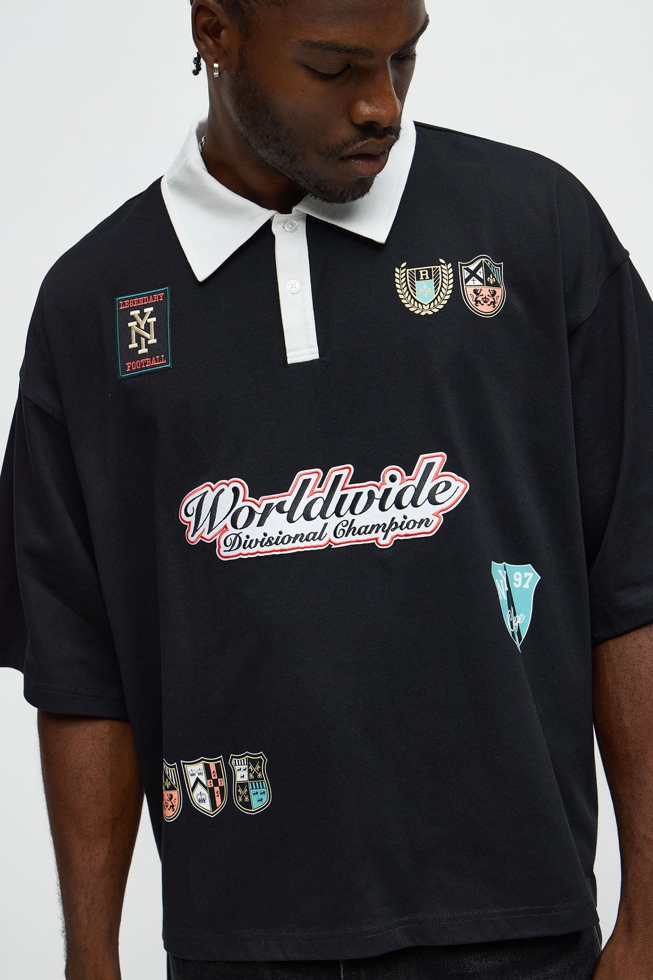 Worldwide Champion Short Sleeve Polo - Black