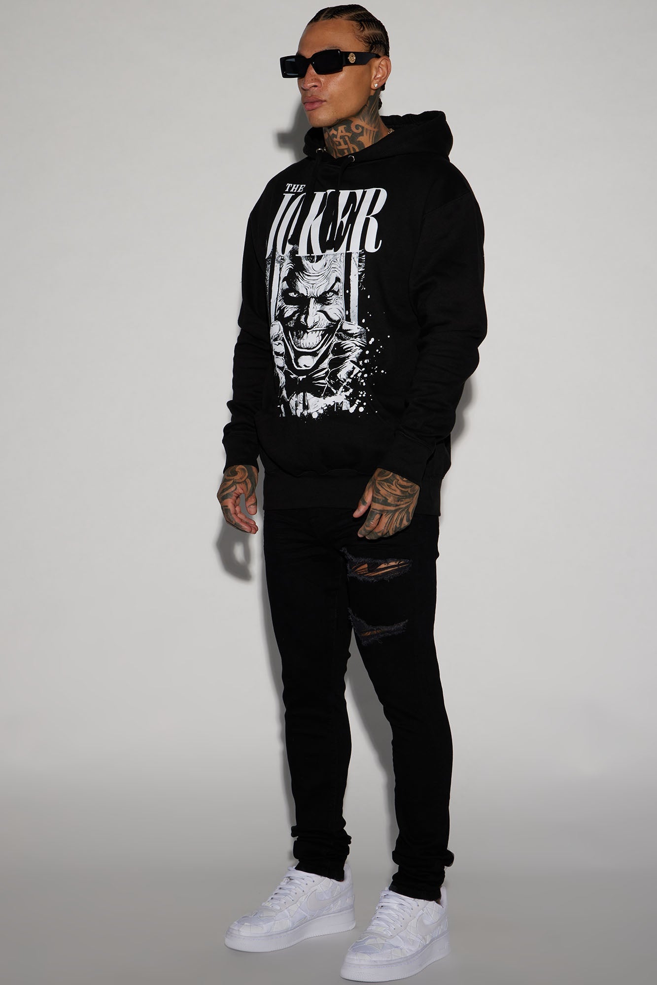 The Joker Contained Hoodie - Black