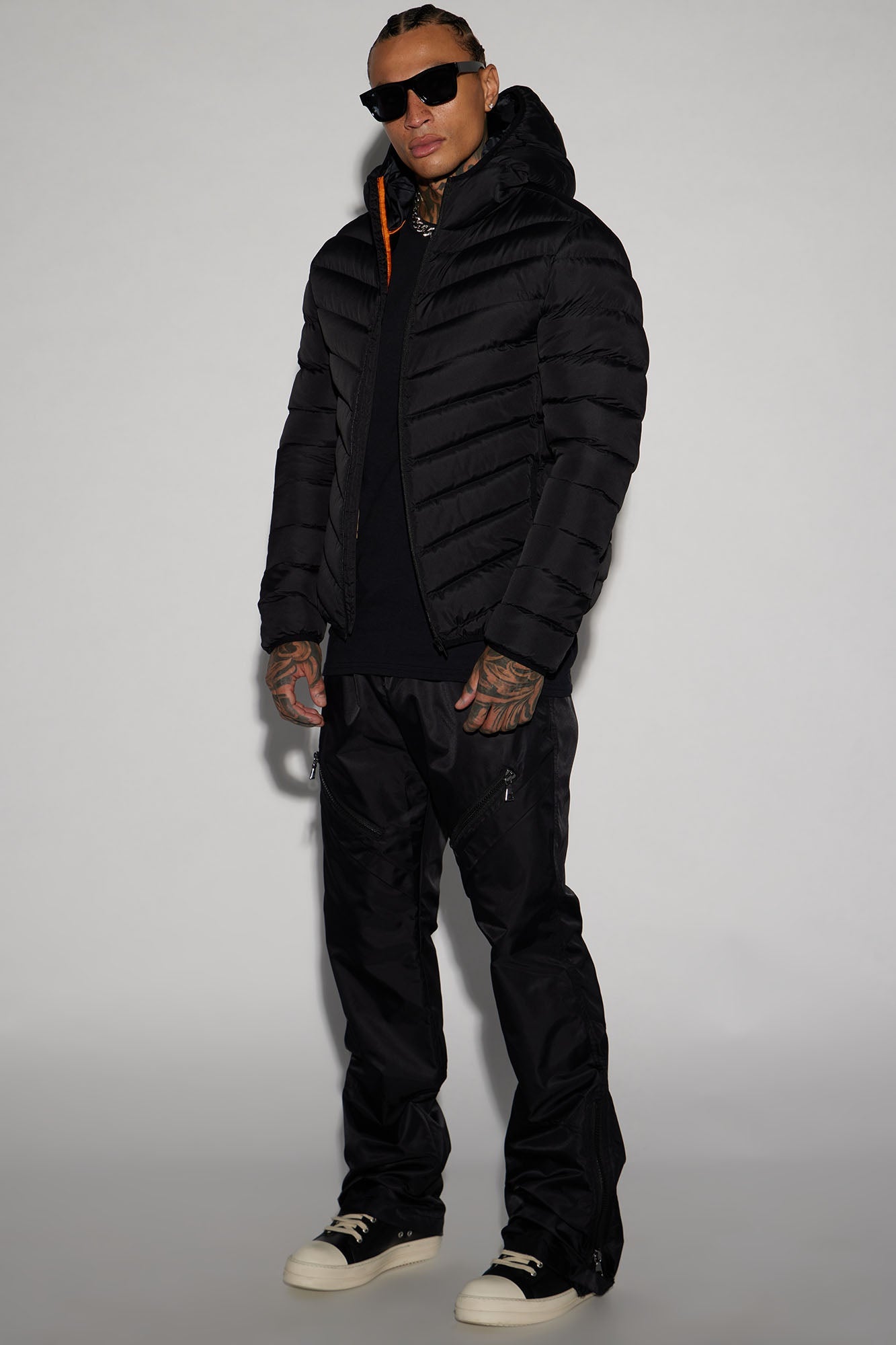 Grant Puffer Jacket - Black