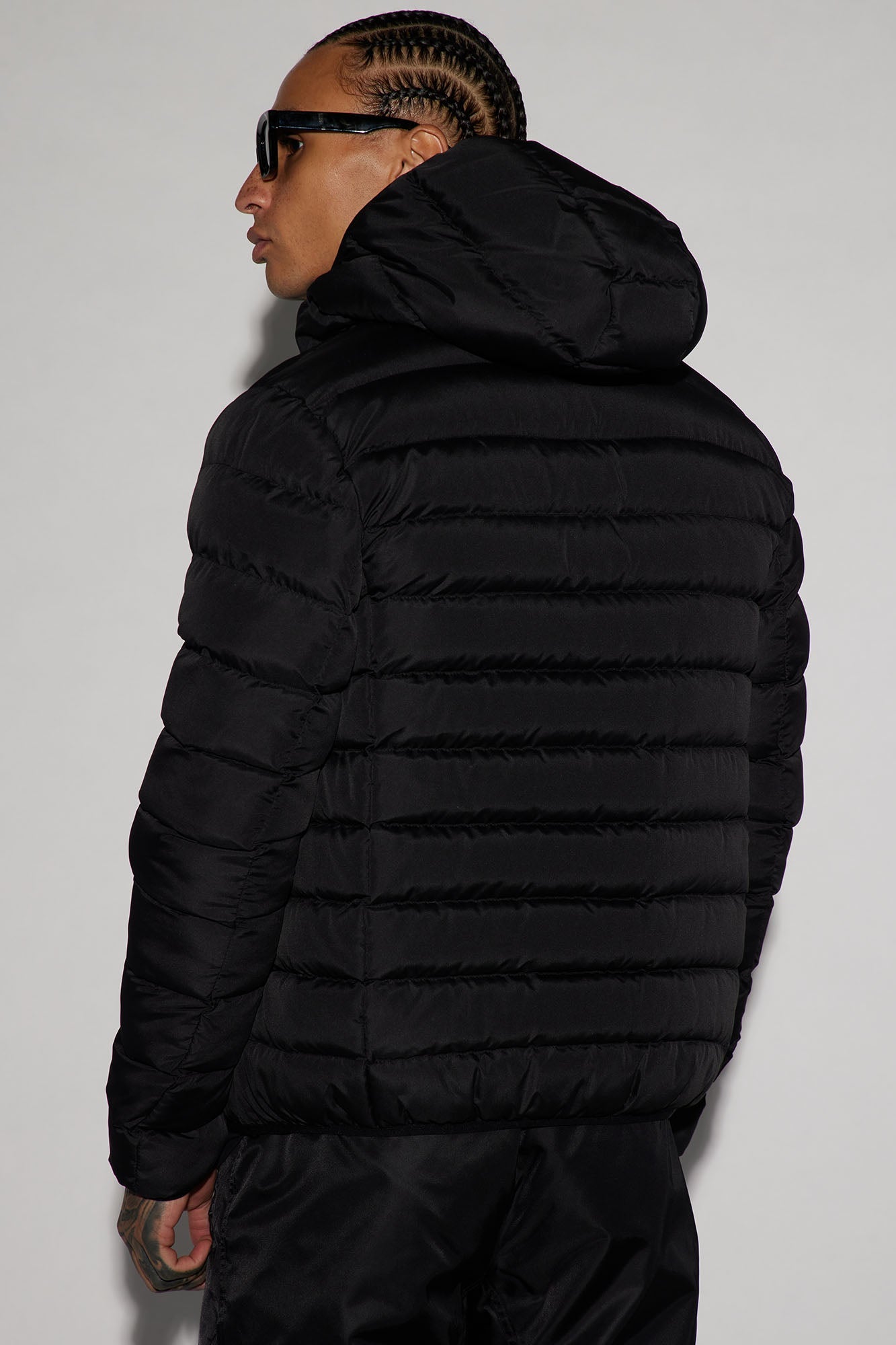 Grant Puffer Jacket - Black
