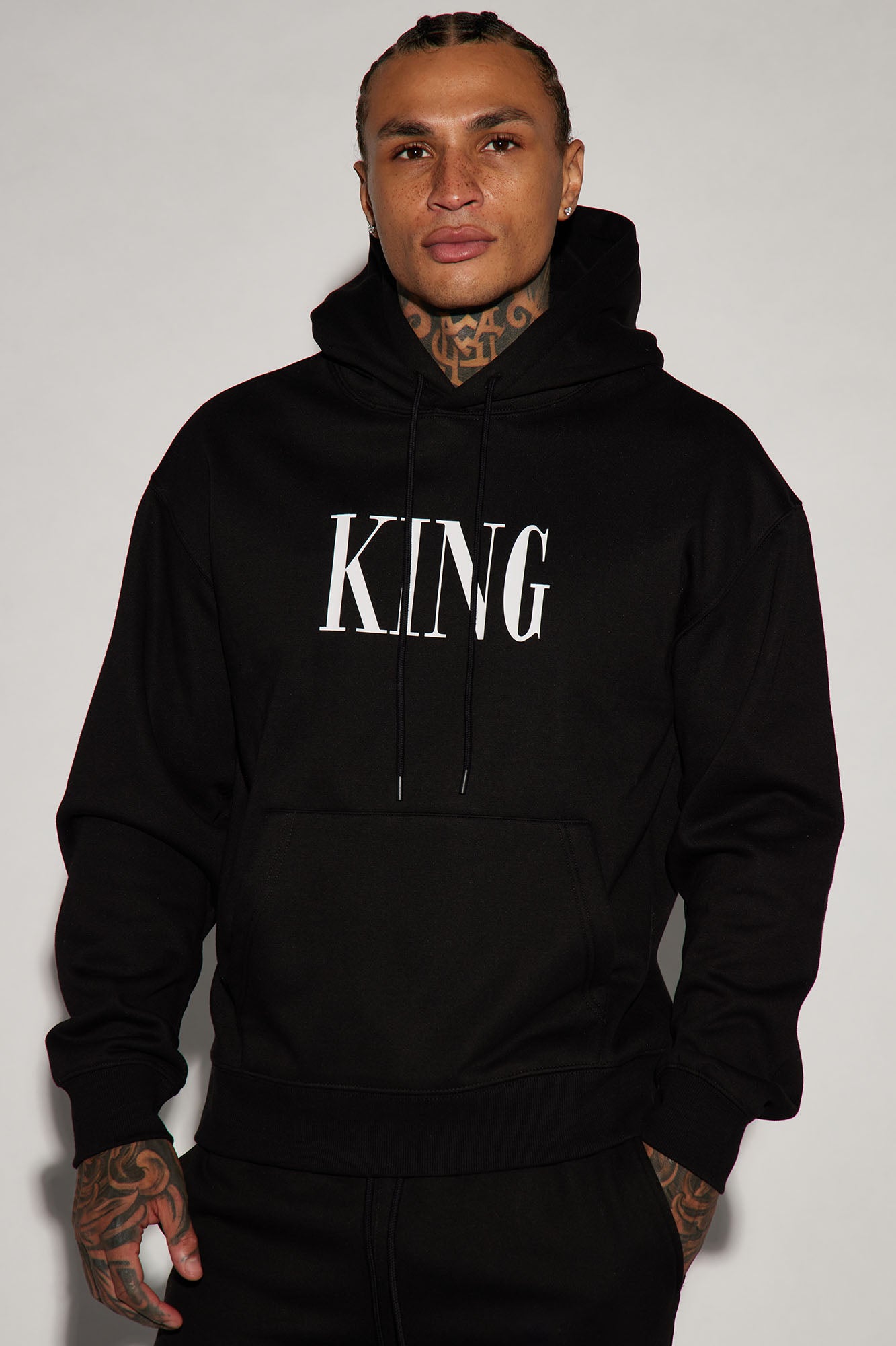 Family Goals King Hoodie - Black