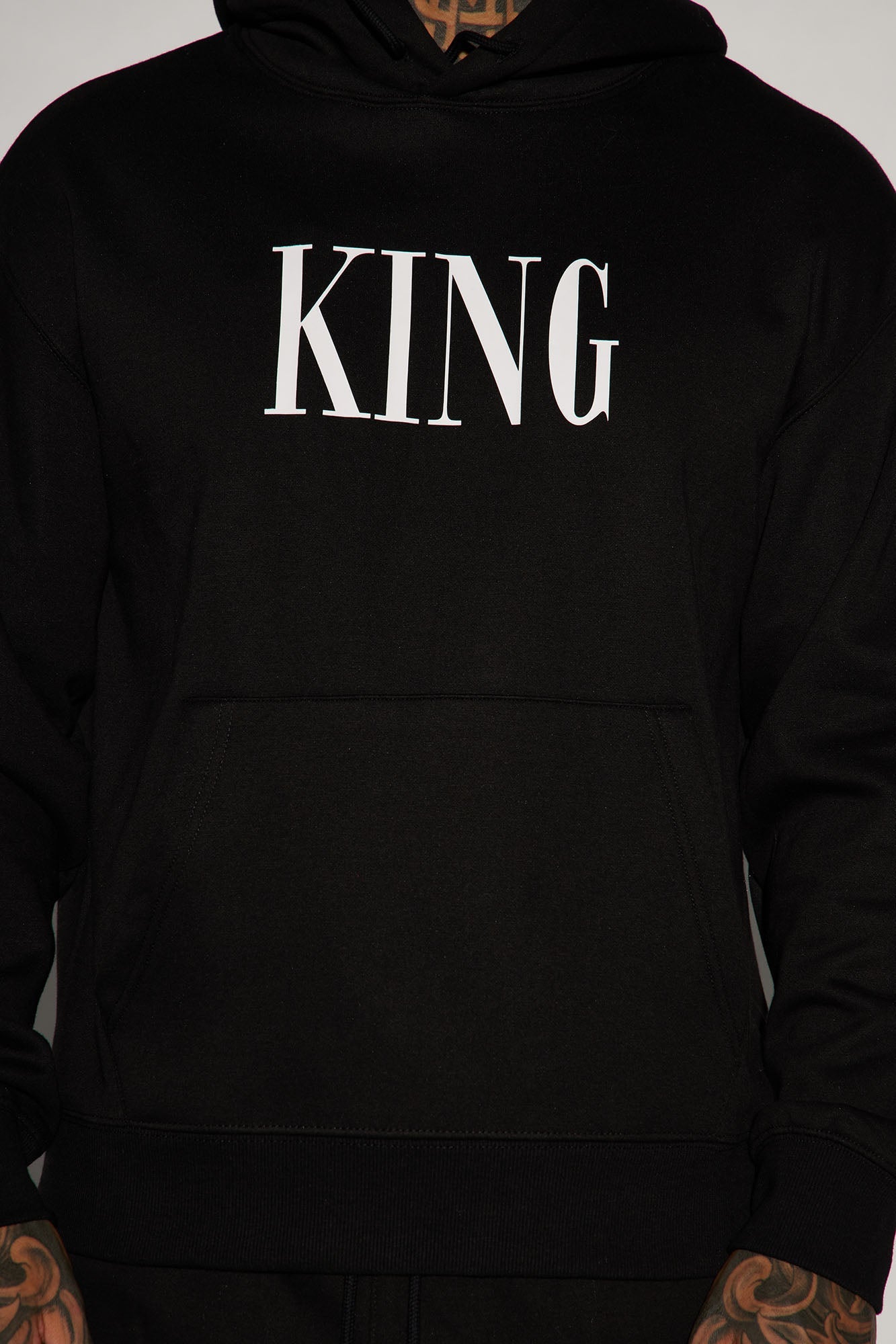 Family Goals King Hoodie - Black