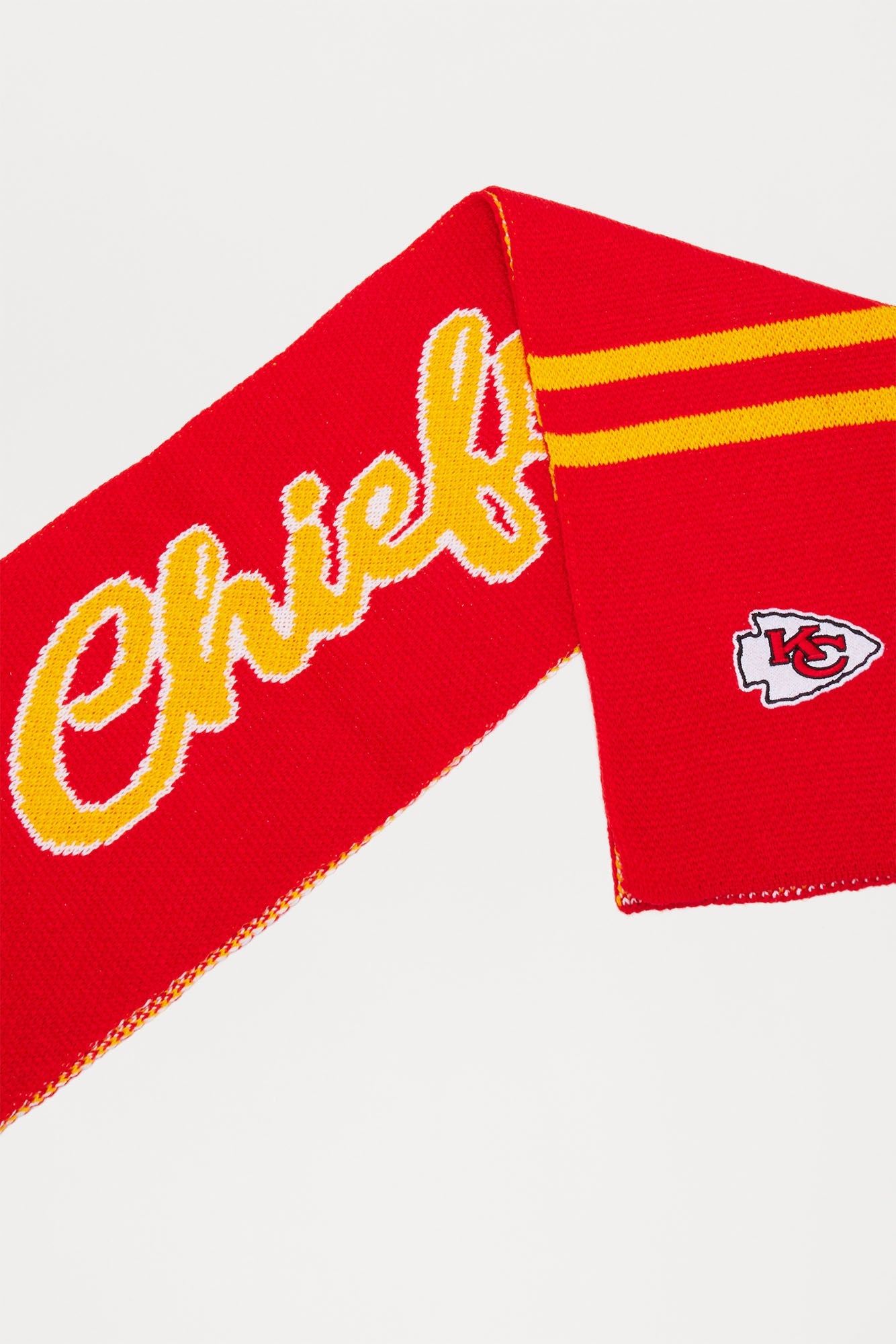 Kansas City Chiefs Scripted Scarf Set - Red/combo