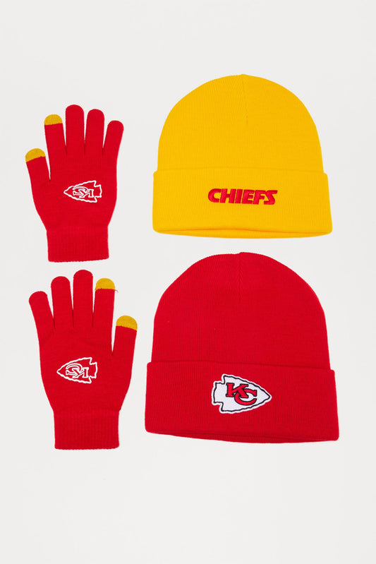 Classic Kansas City Chiefs Beanie 2 Pack - Red/combo