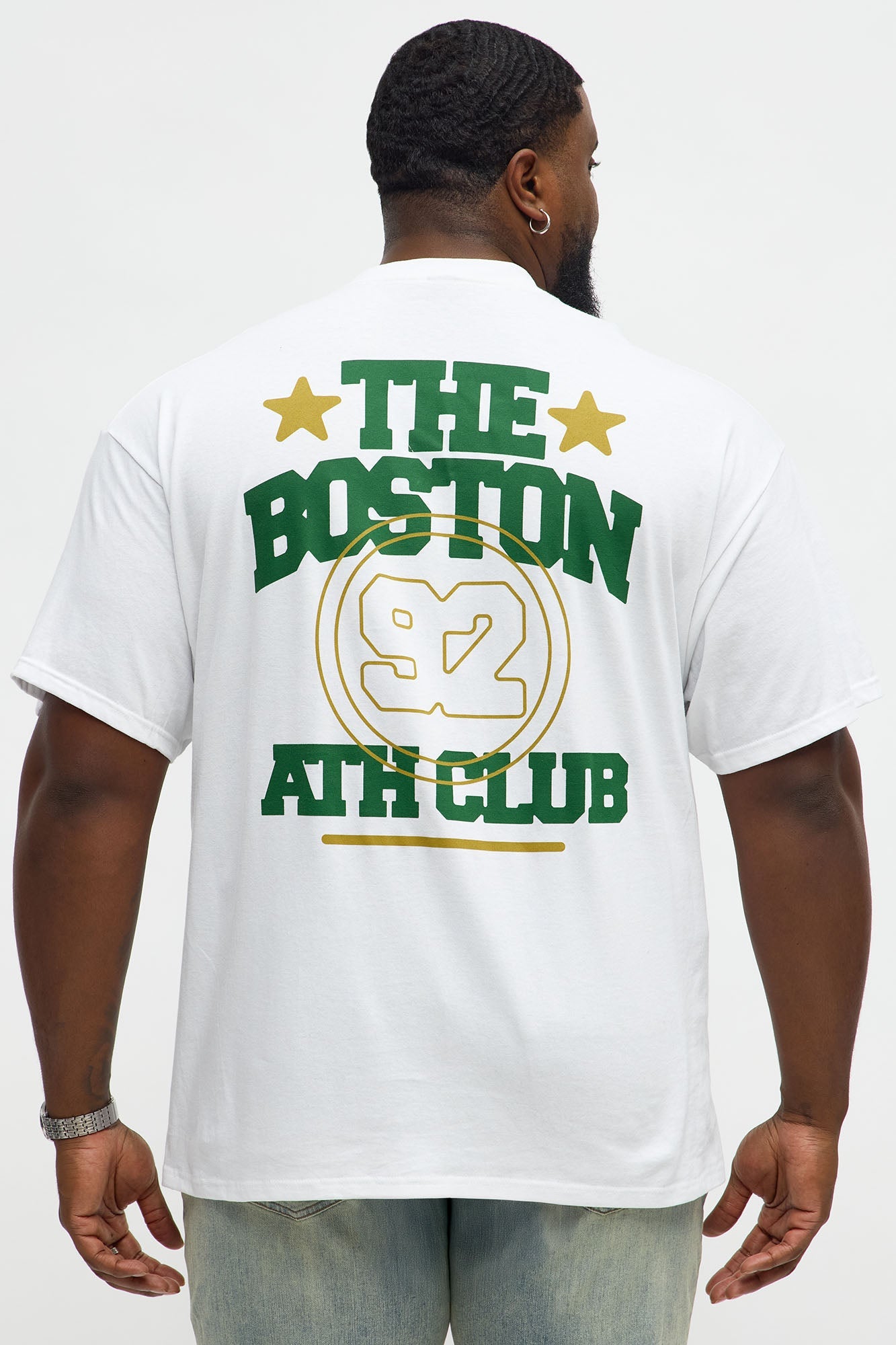 Boston Athletic Club Short Sleeve Tee - White