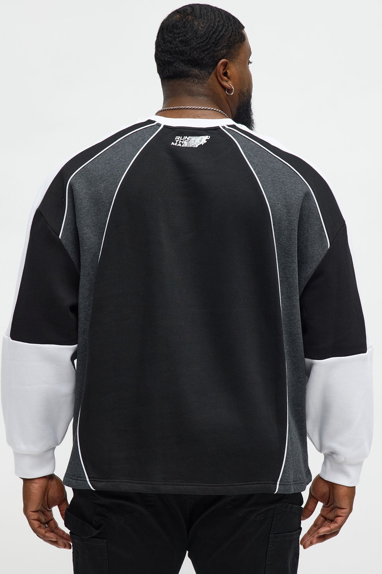 Tyson Oversized Athletic Club Long Sleeve Tee - Multi Color