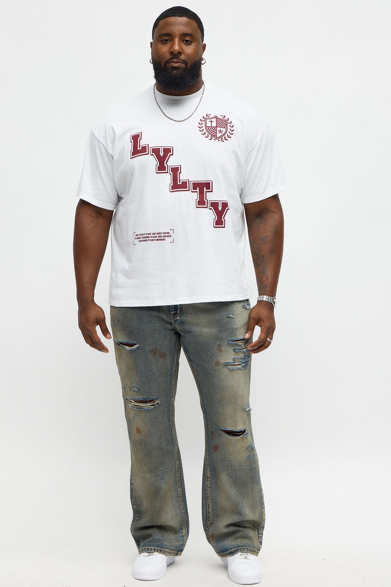 Loyalty University Short Sleeve Tee - White