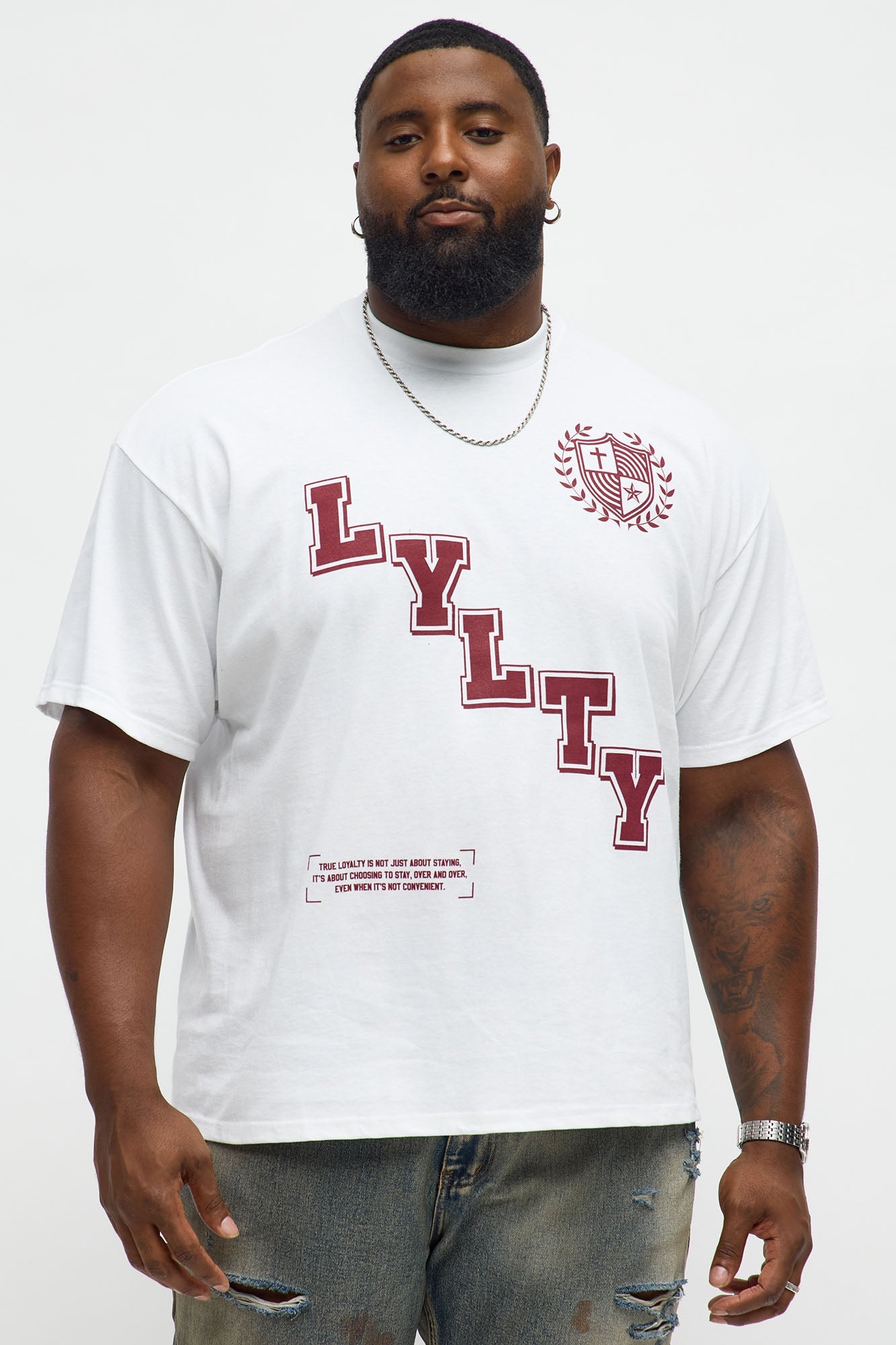 Loyalty University Short Sleeve Tee - White
