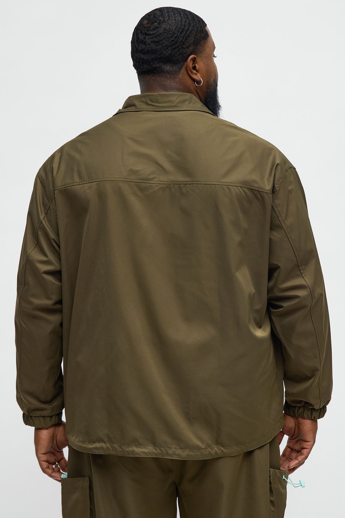 Relaxed Viktor Utility Jacket - Olive