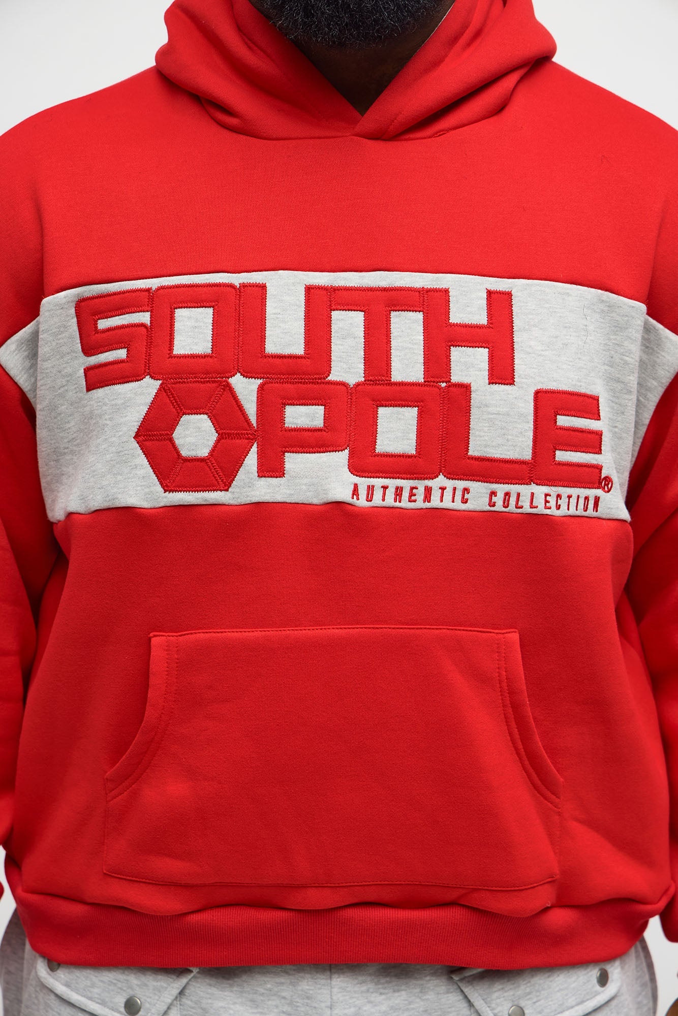 Southpole Logo Hoodie - Red