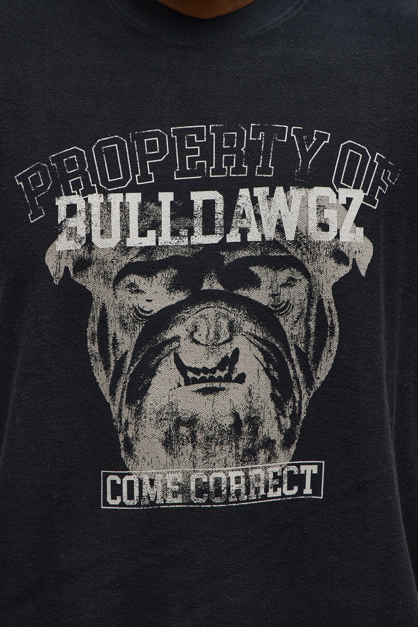 Come Correct Reverse Fleece Muscle Tee - Black