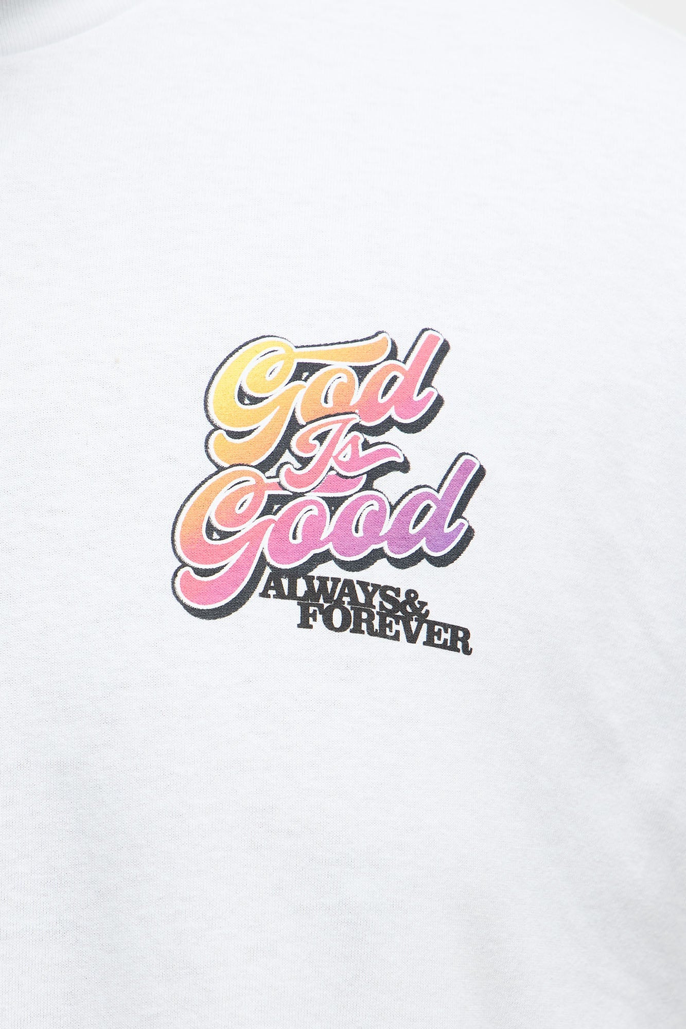 God Is Good Always Short Sleeve Tee - White