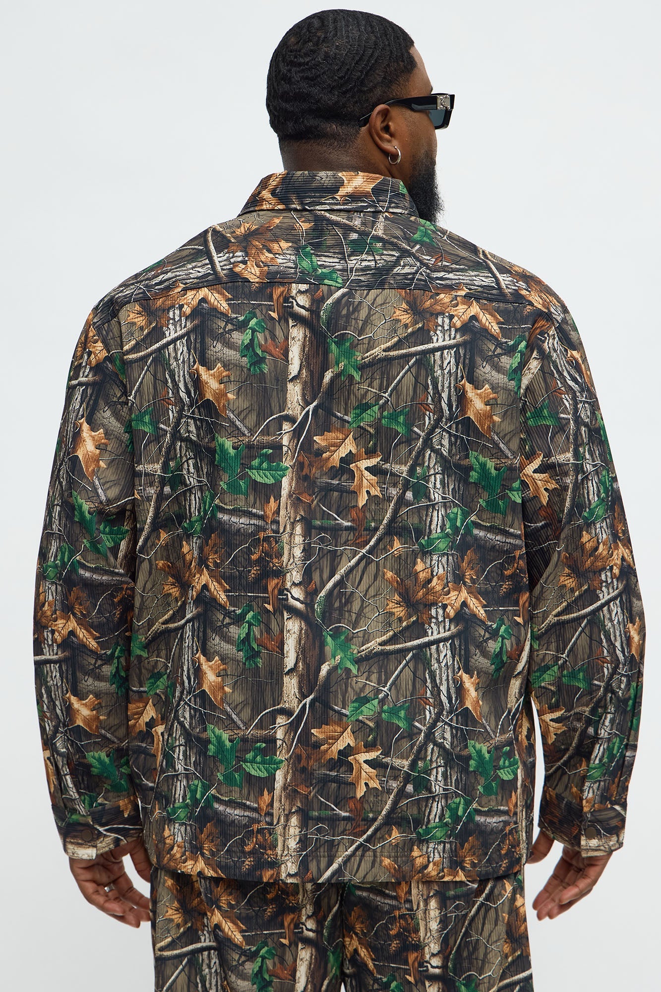 Rustic Long Sleeve Button Up Shirt - Brown Combo