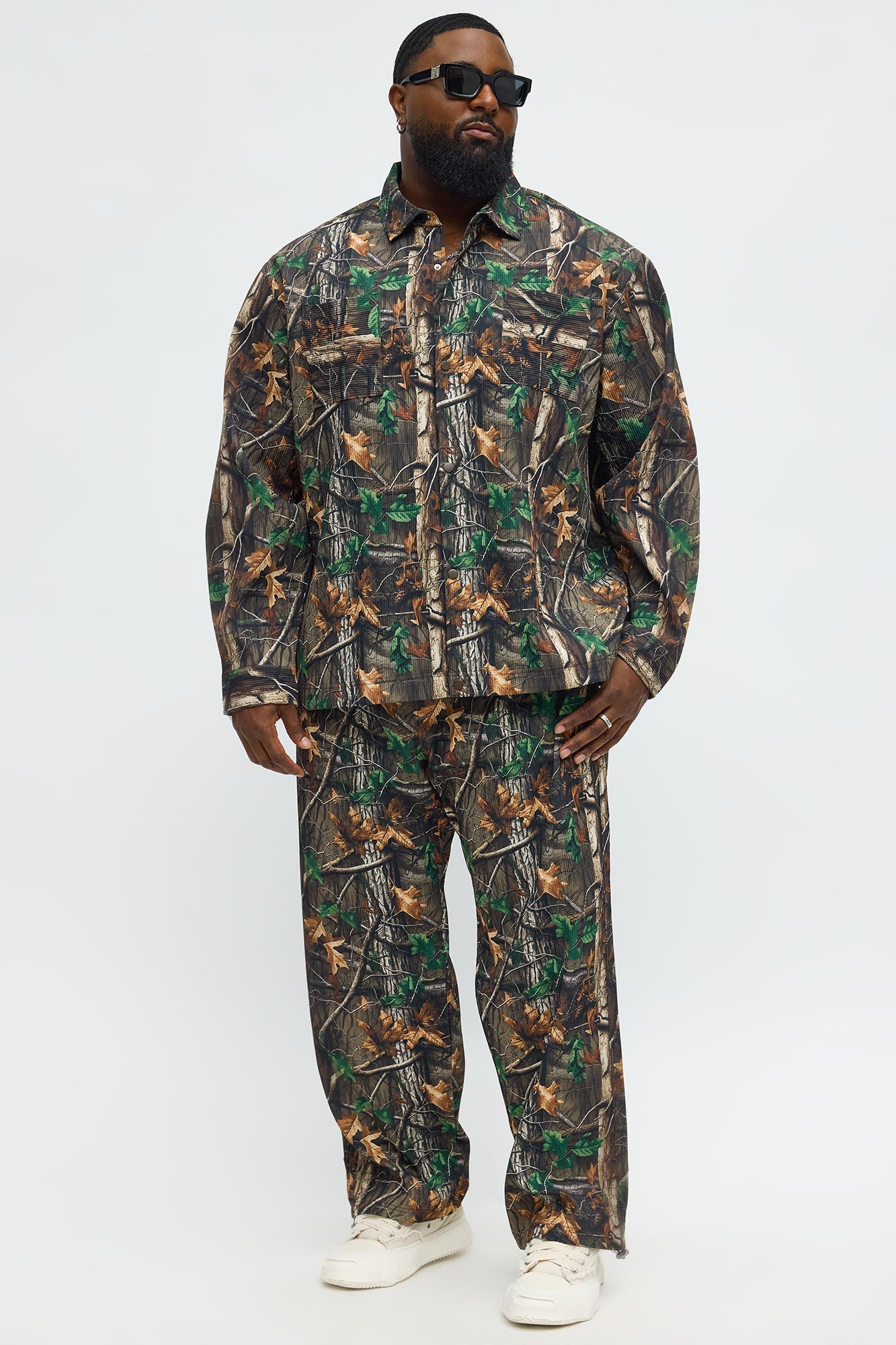 Baggy Rustic Pants - Brown/combo