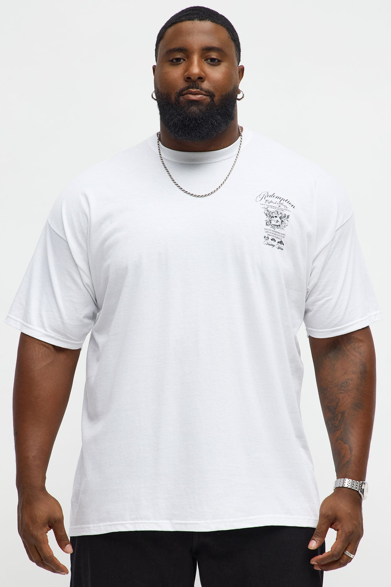 Seek Redemption Short Sleeve Tee - White