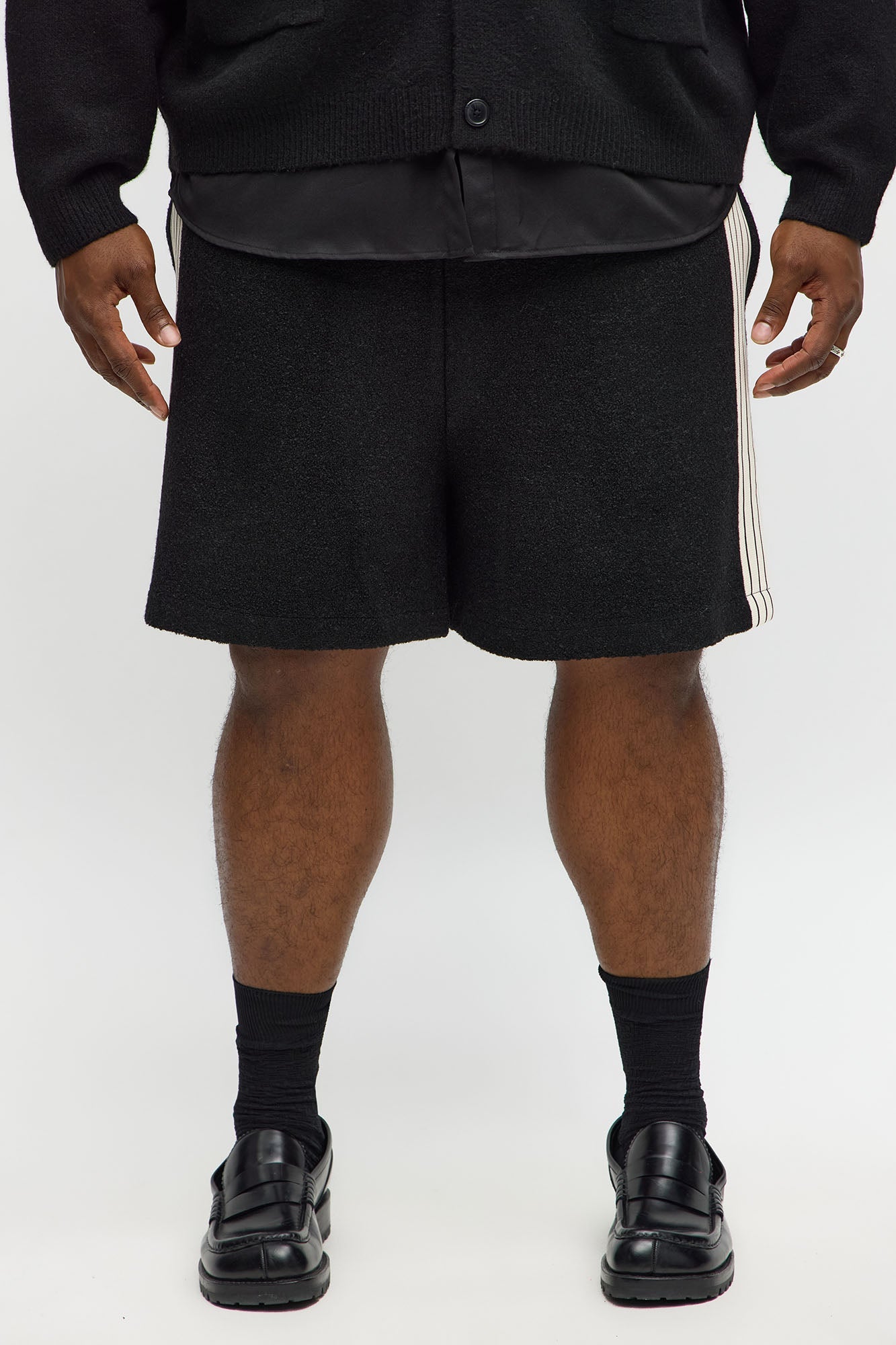 Felted Form Relaxed Short - Black