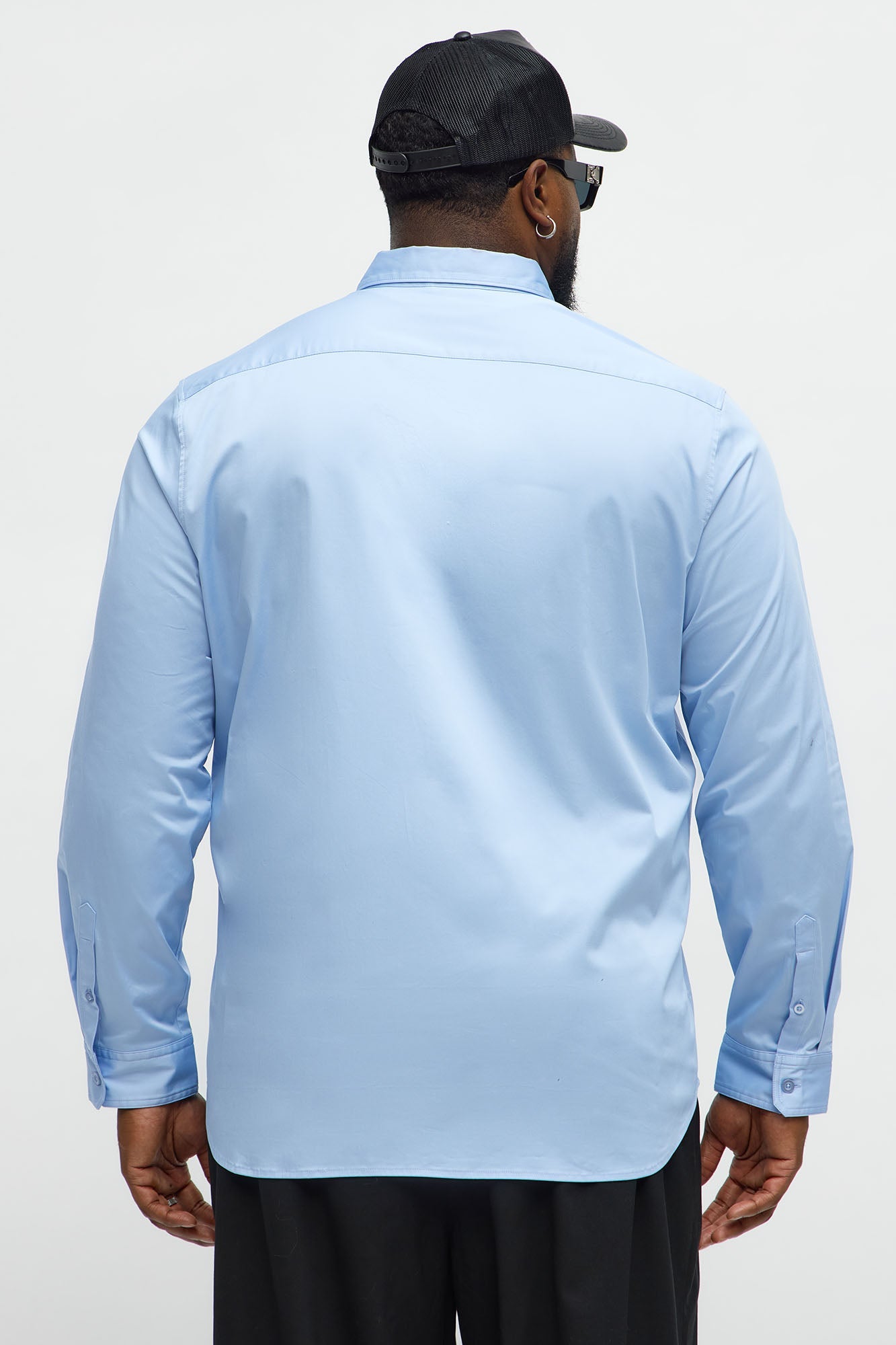 Luxe Stretch Dress Shirt - Light Blue