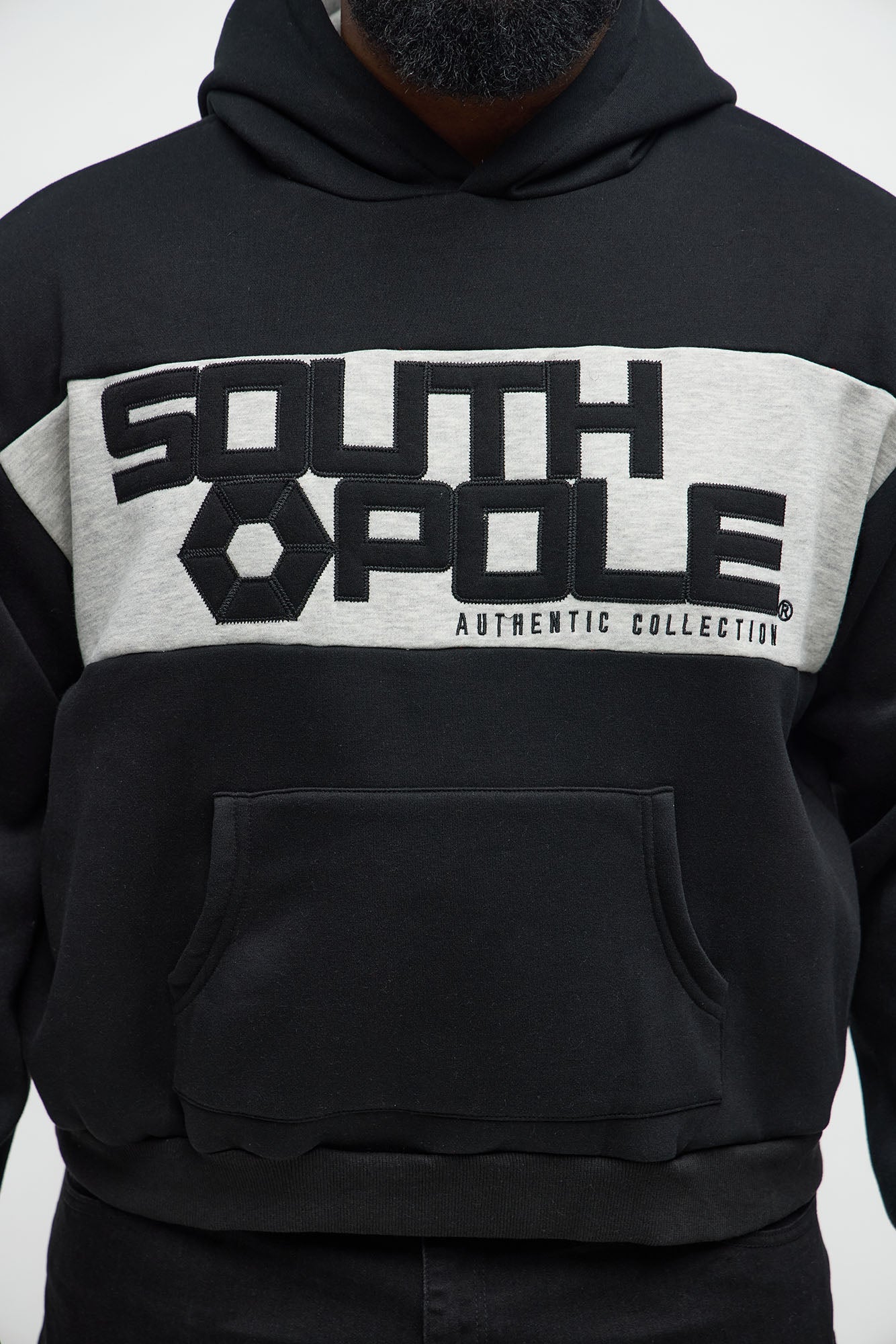 Southpole Logo Hoodie - Black