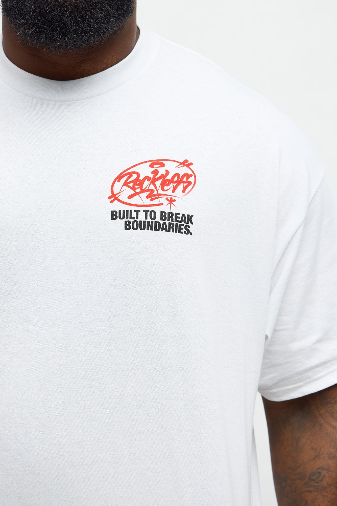 Break Boundaries Short Sleeve Tee - White