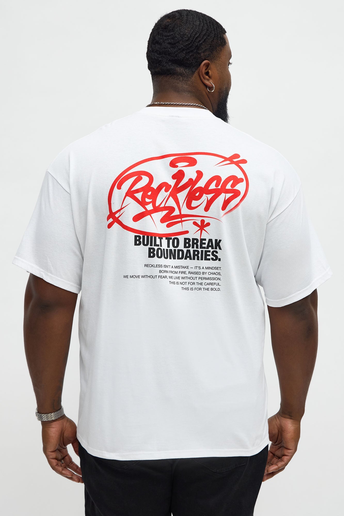Break Boundaries Short Sleeve Tee - White