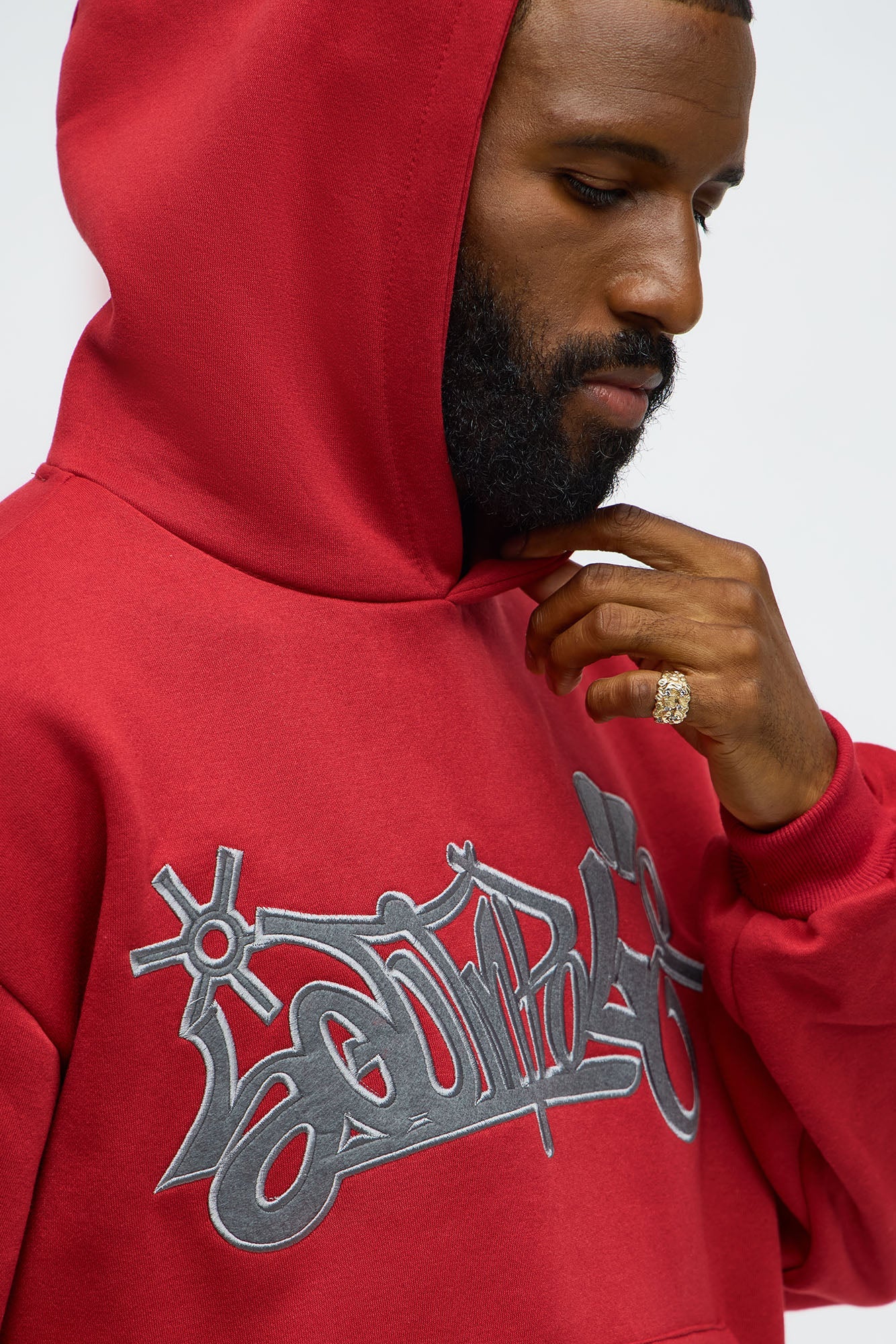 Southpole Signature Hoodie - Red