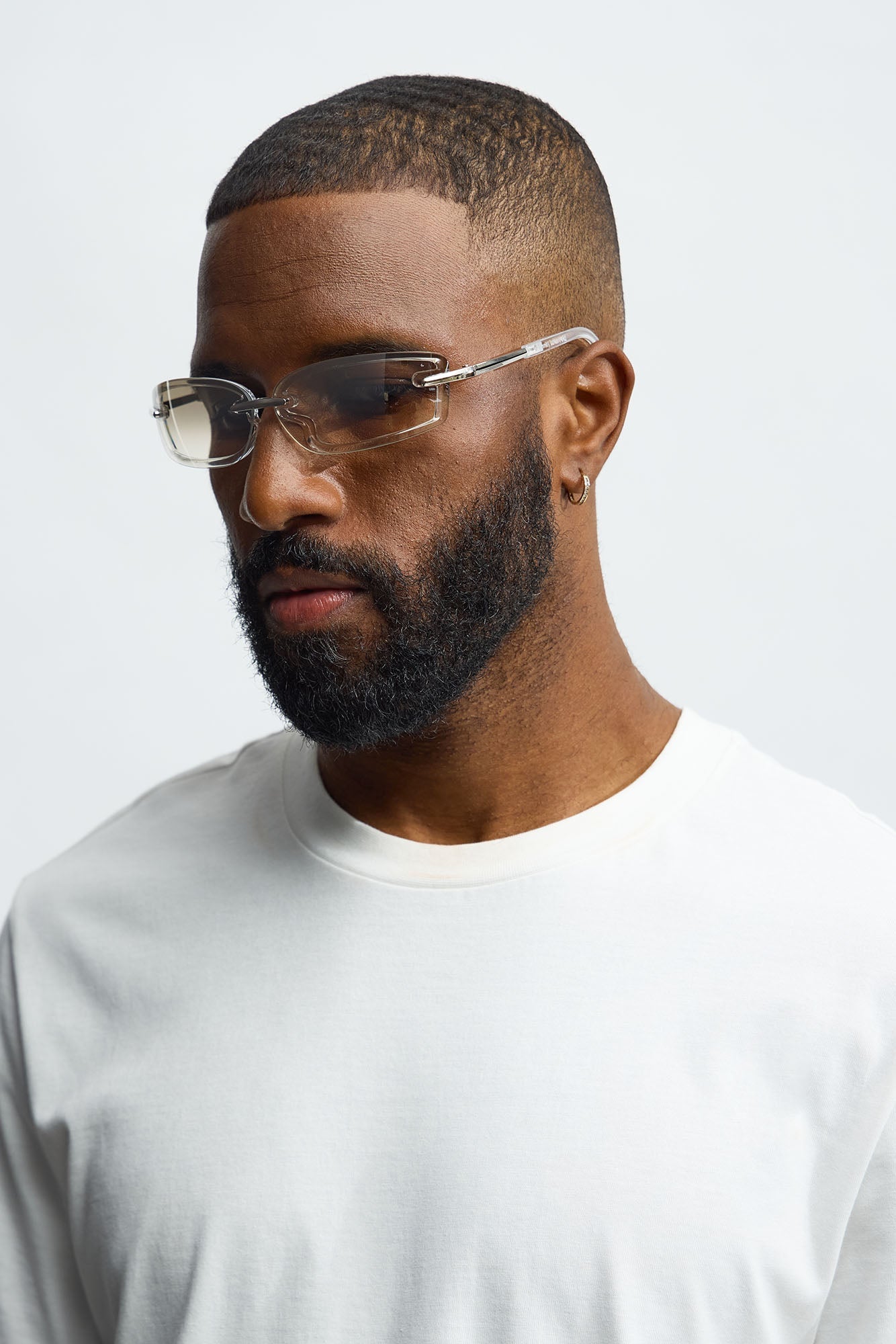 Jacar Round Sunglasses - Clear