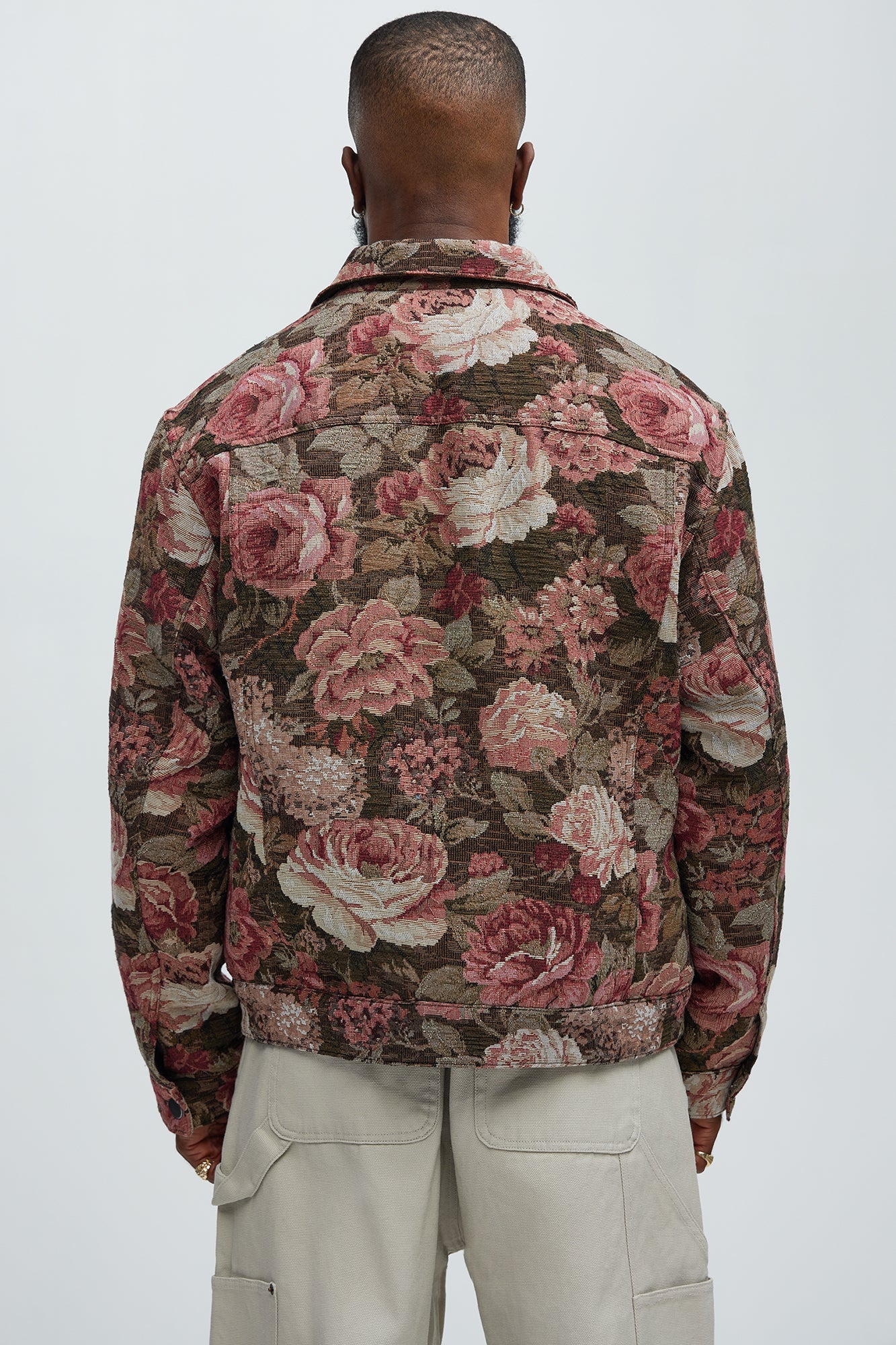 Tapestry Trucker Jacket - Black/Combo