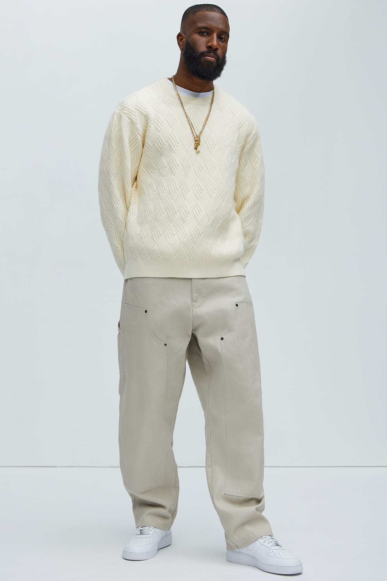 That Stuff Crewneck Sweater - Cream