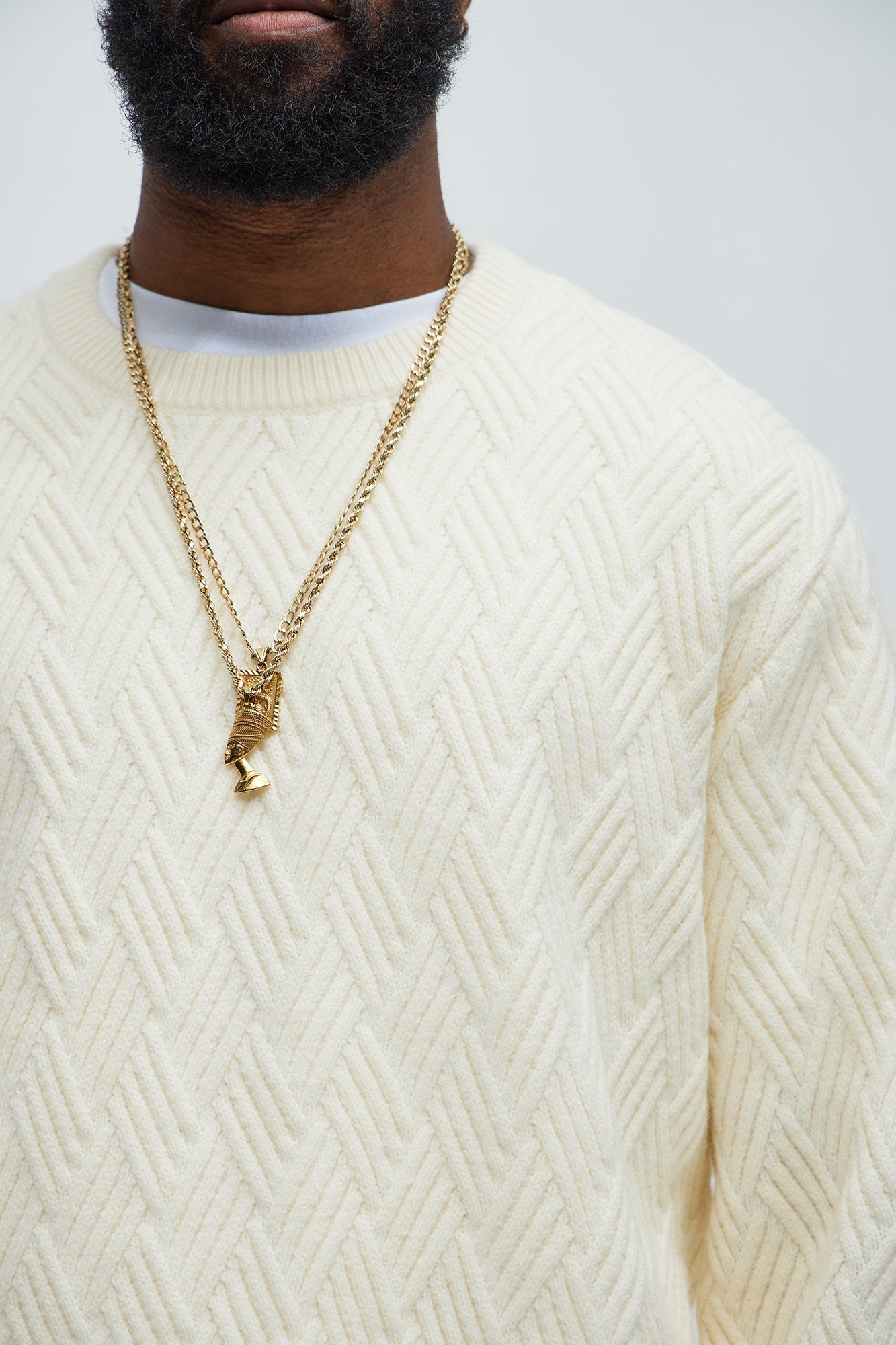 That Stuff Crewneck Sweater - Cream