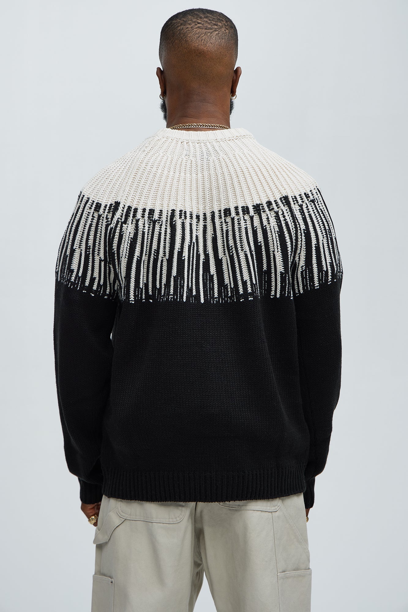 Radiant Crewneck Sweater - Black/combo